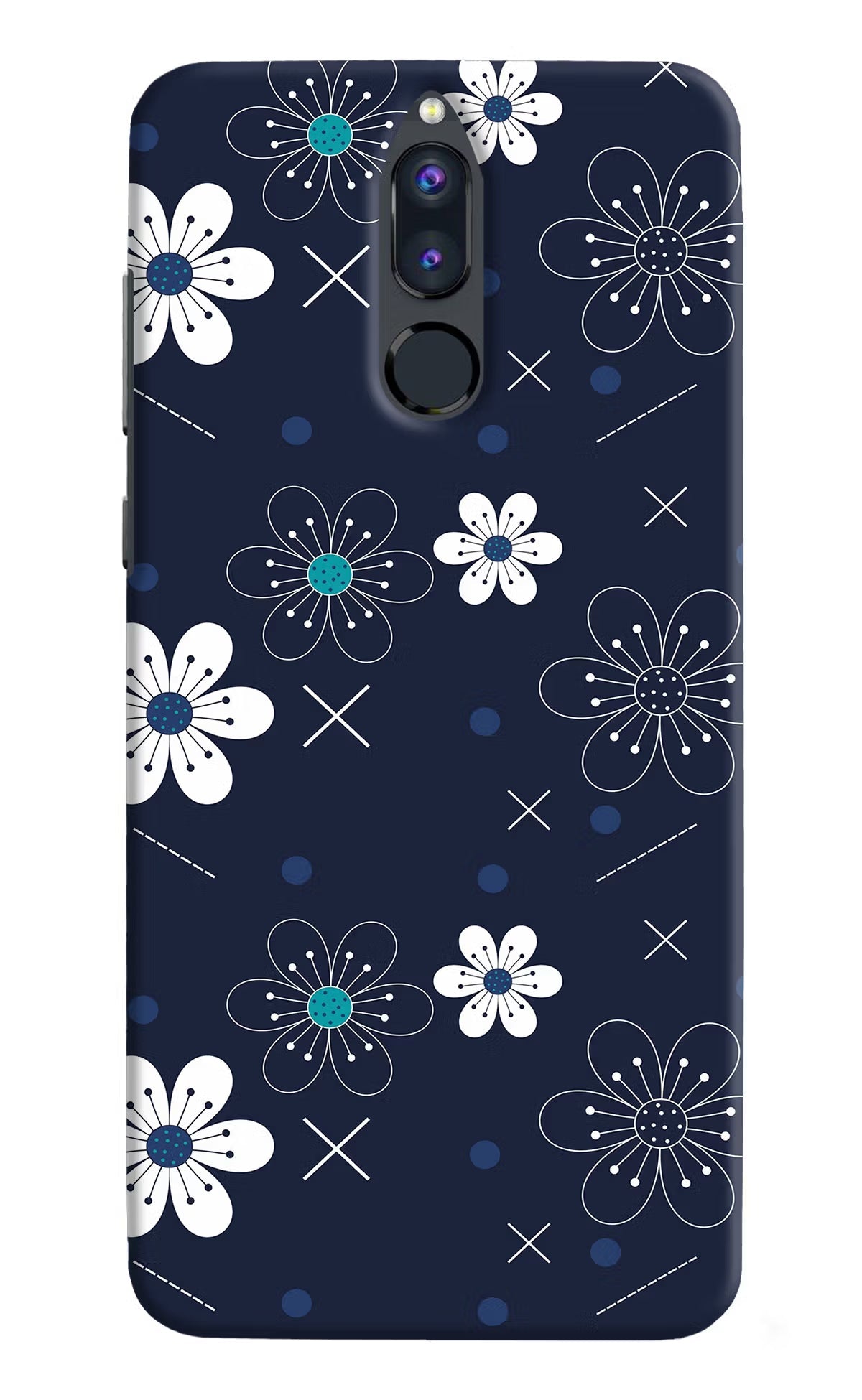 Flowers Honor 9i Hard Case Back Cover by Casekaro