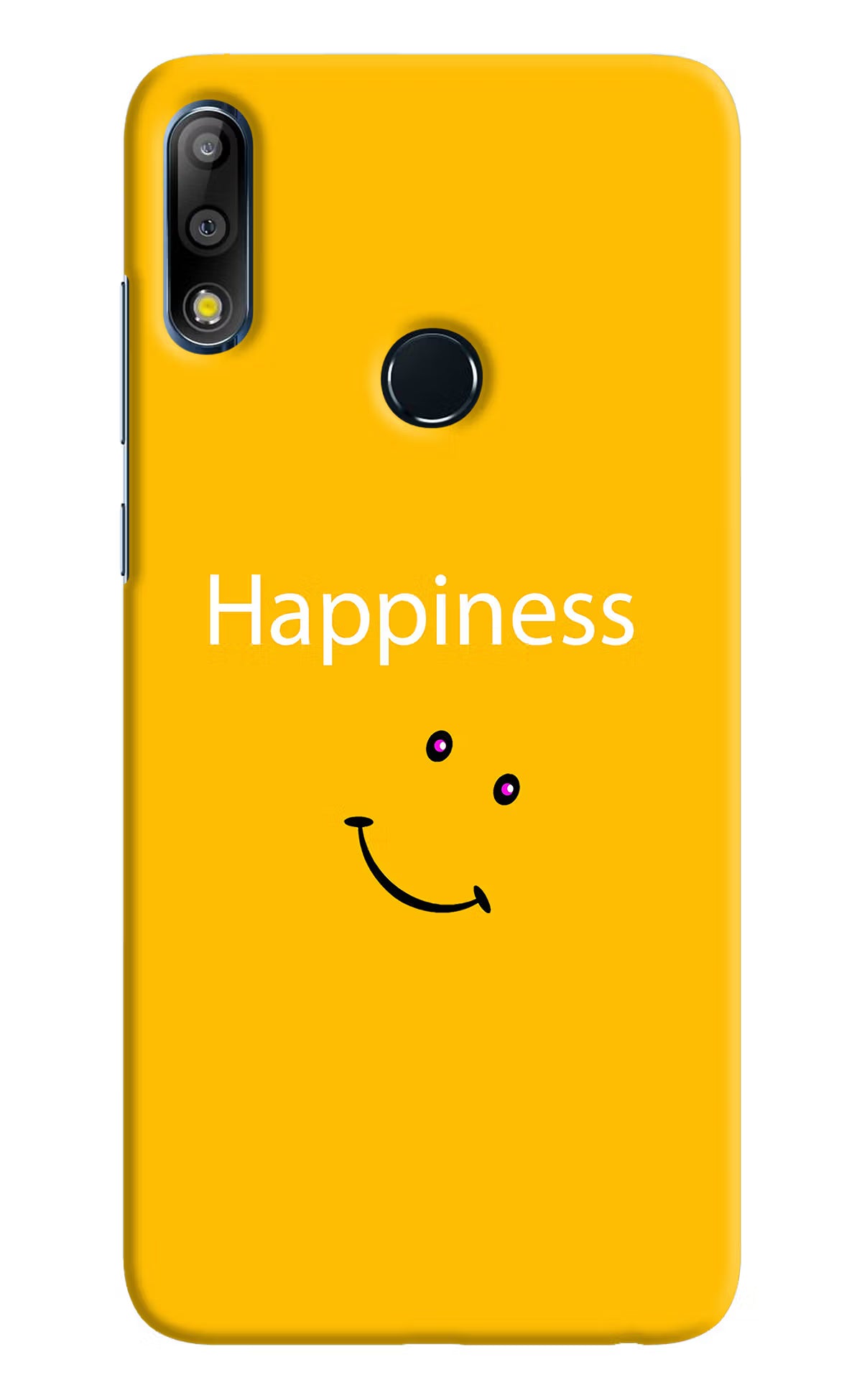 Happiness With Smiley Asus Zenfone Max Pro M2 Hard Case Back Cover by Casekaro