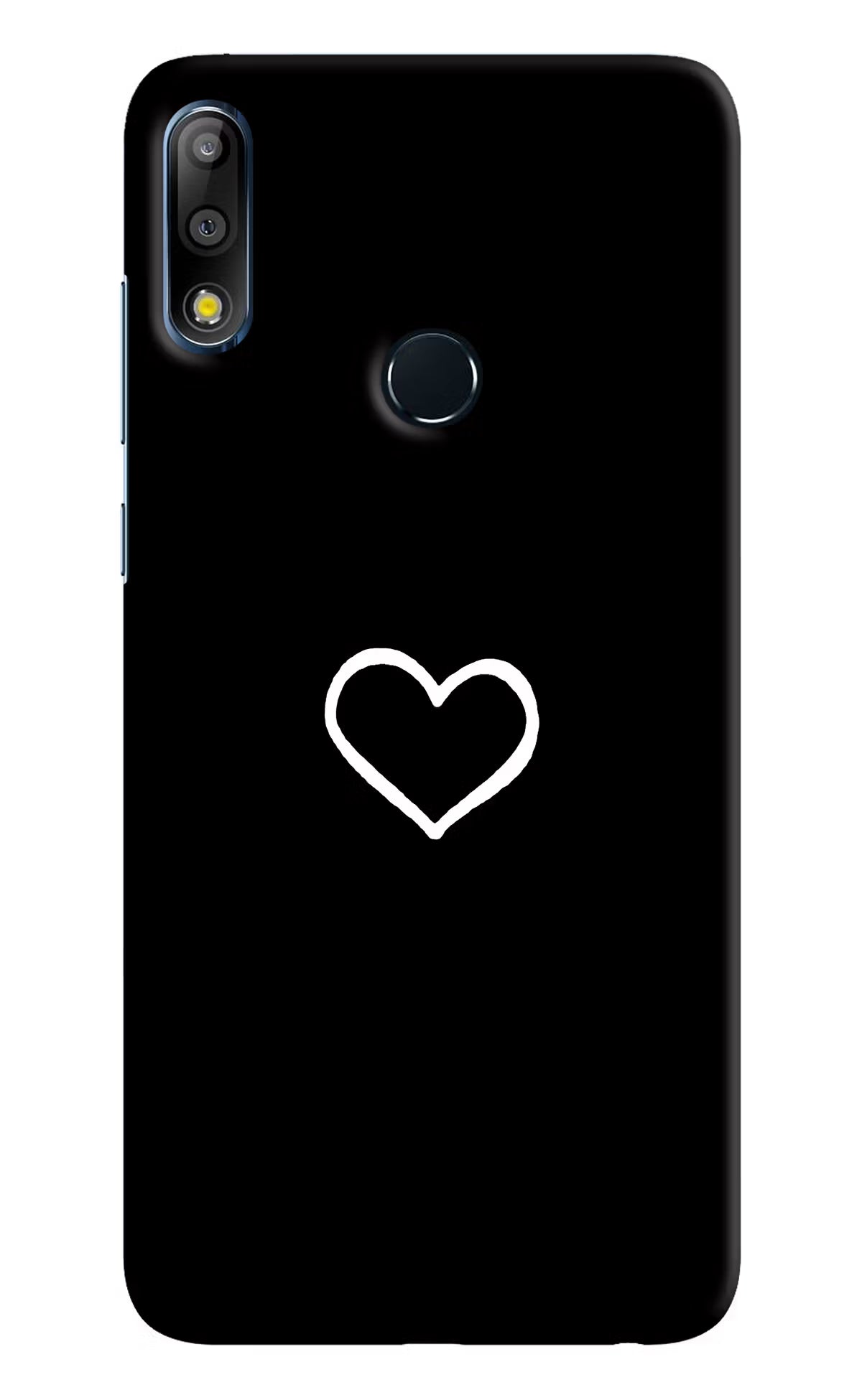 Heart Asus Zenfone Max Pro M2 Hard Case Back Cover by Casekaro