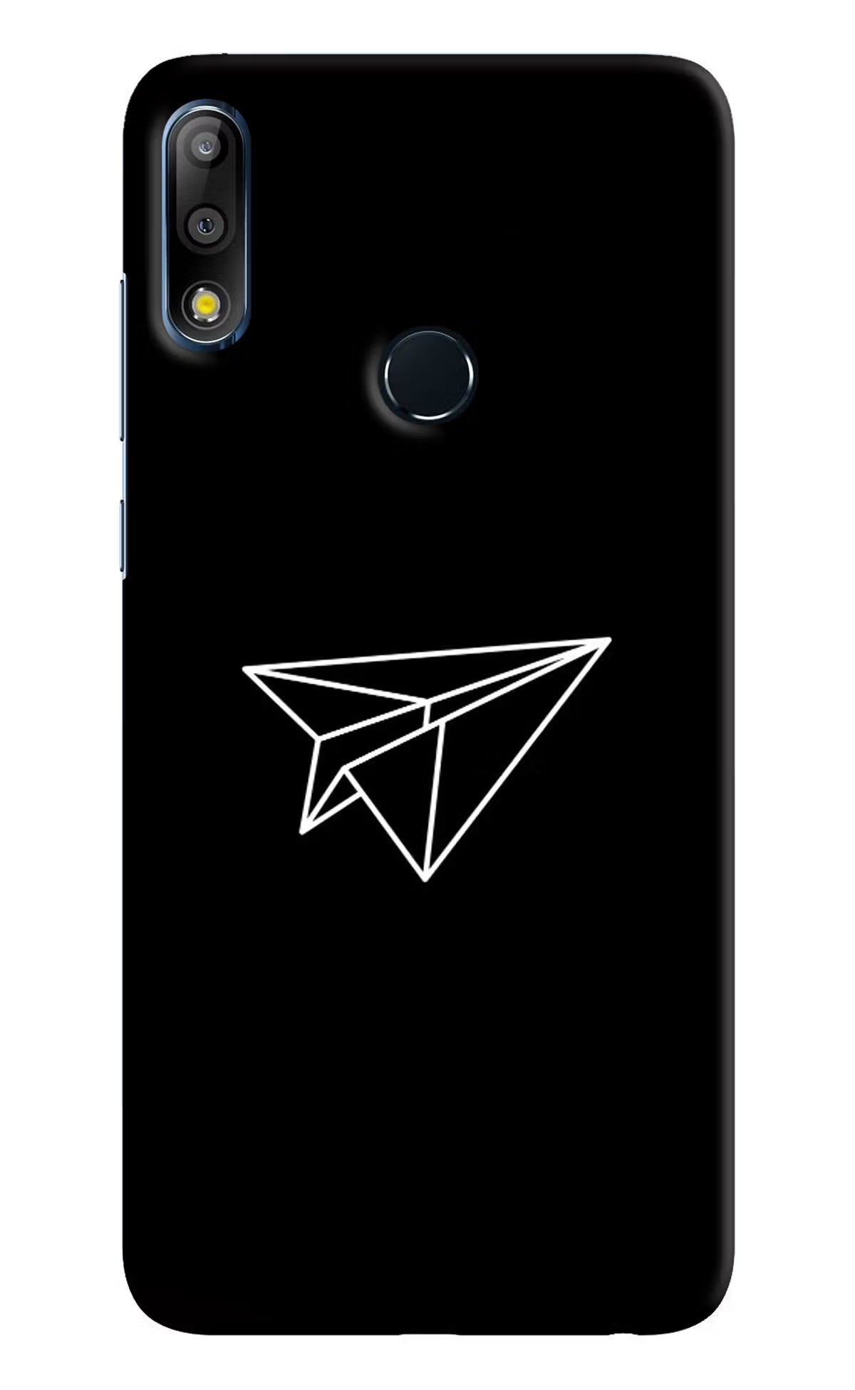 Paper Plane White Asus Zenfone Max Pro M2 Hard Case Back Cover by Casekaro