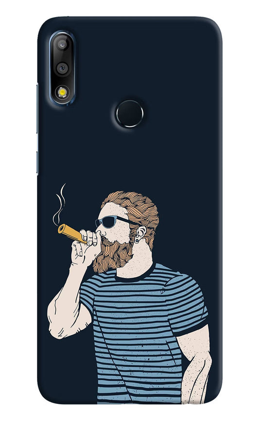 Smoking Asus Zenfone Max Pro M2 Hard Case Back Cover by Casekaro