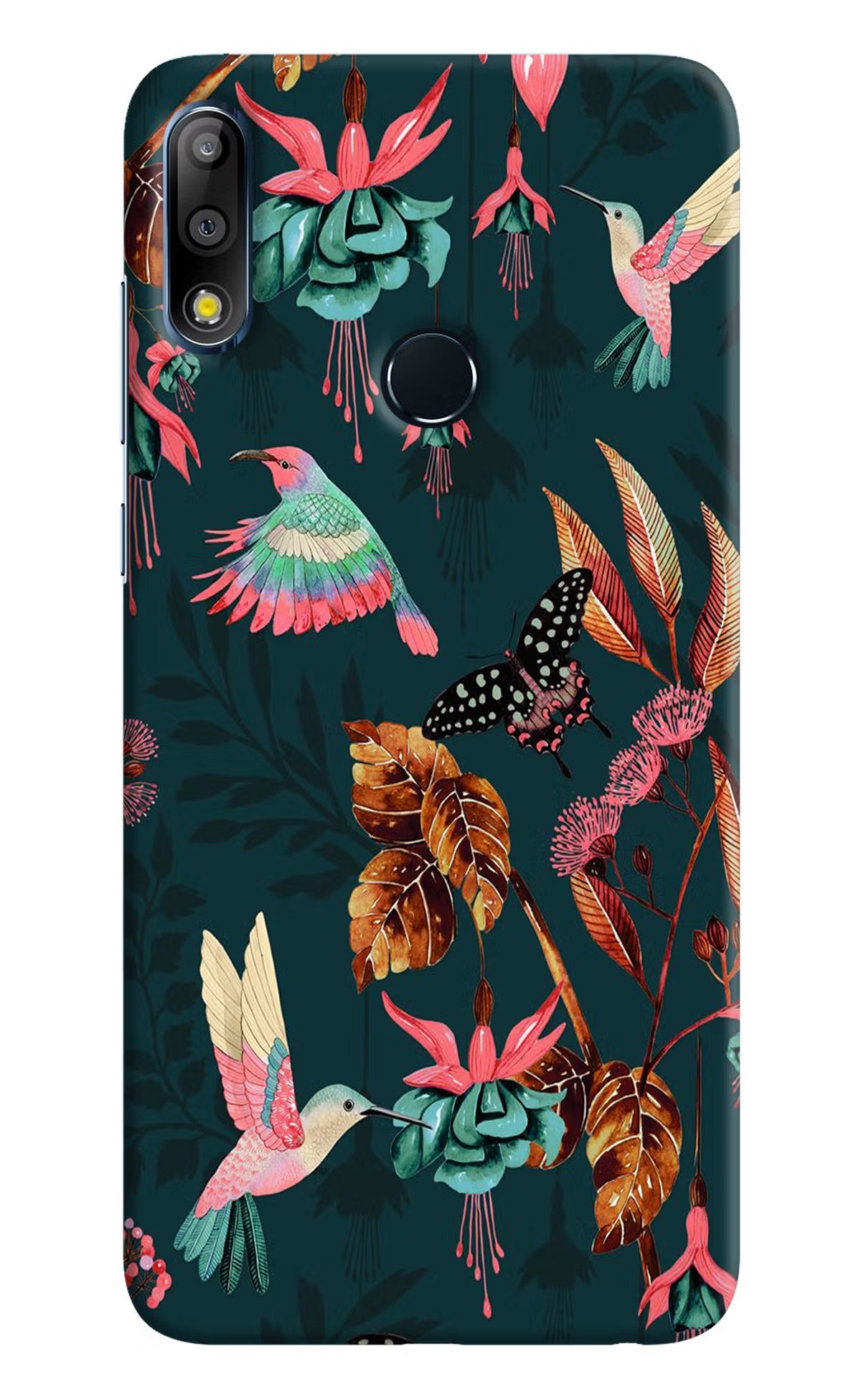 Birds Asus Zenfone Max Pro M2 Hard Case Back Cover by Casekaro