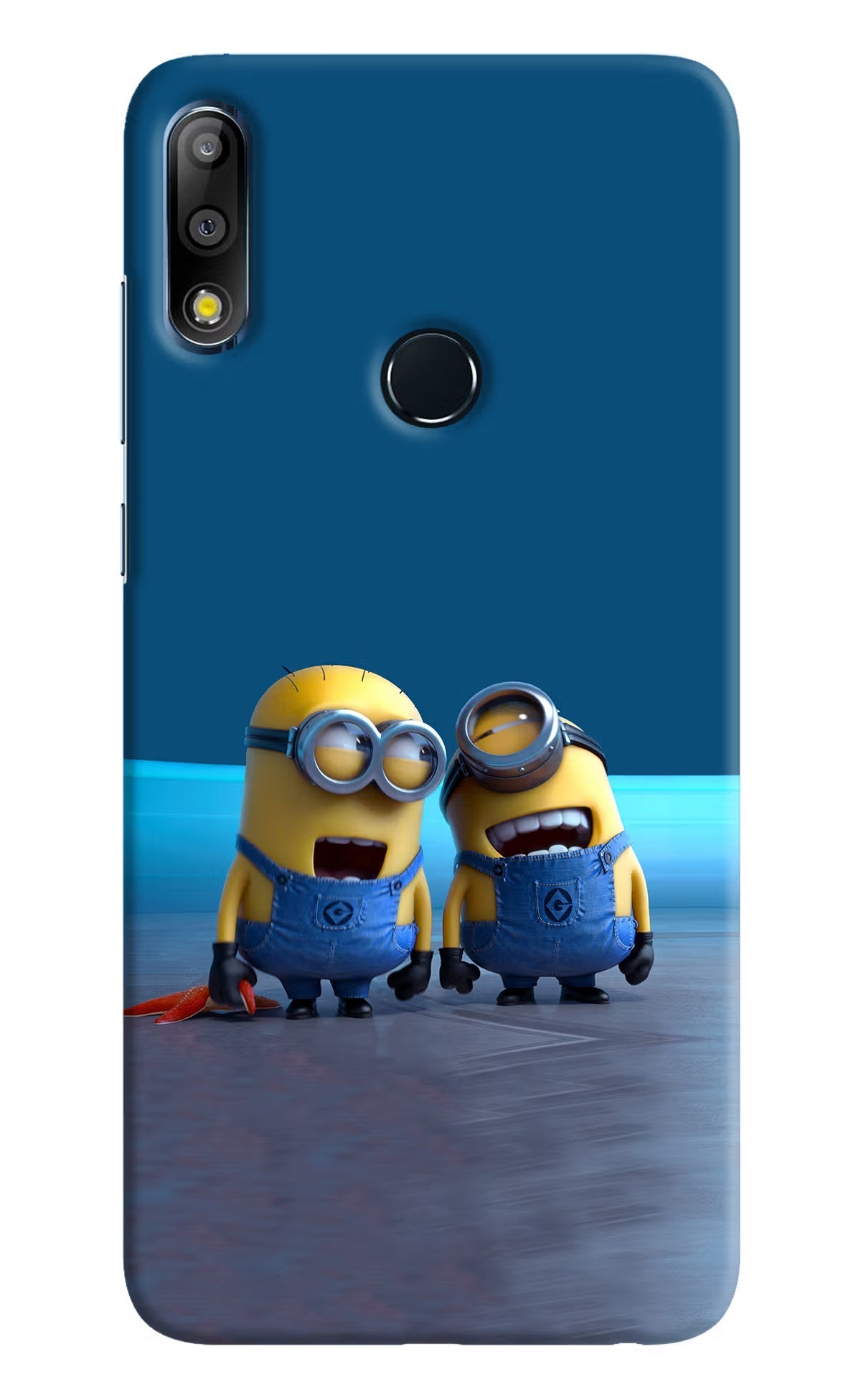 Minion Laughing Asus Zenfone Max Pro M2 Hard Case Back Cover by Casekaro