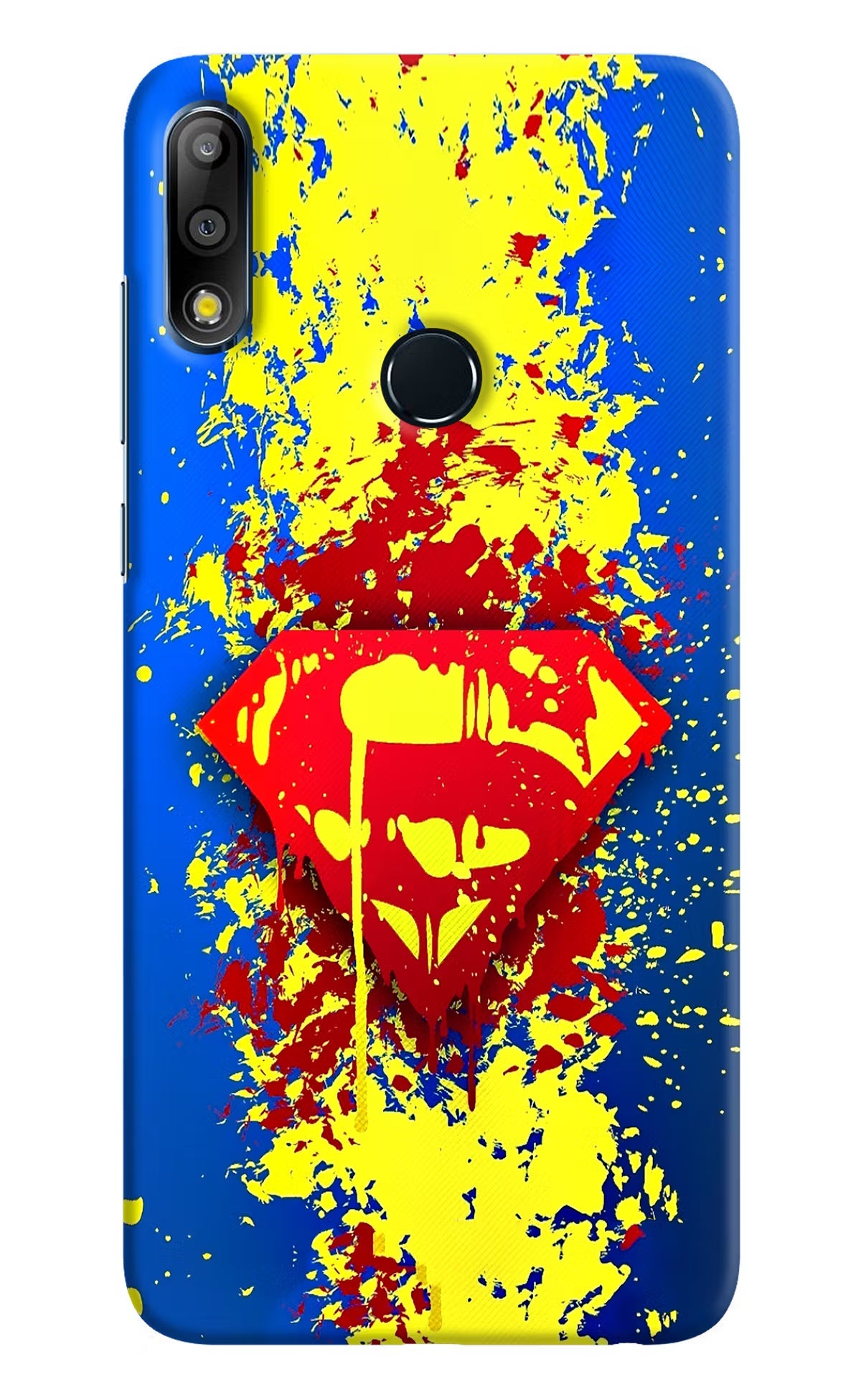Superman logo Asus Zenfone Max Pro M2 Hard Case Back Cover by Casekaro