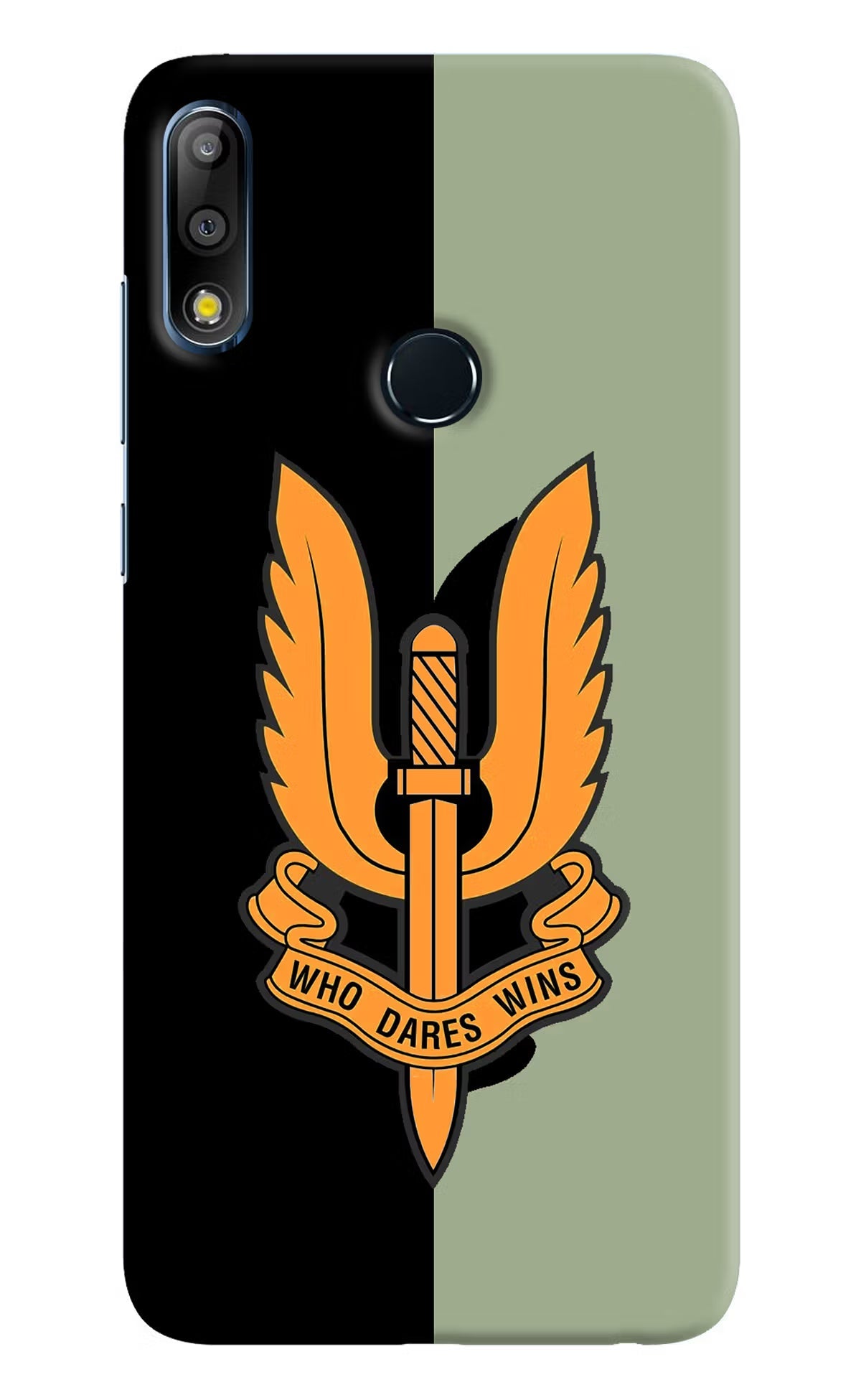 Balidan Logo Asus Zenfone Max Pro M2 Hard Case Back Cover by Casekaro