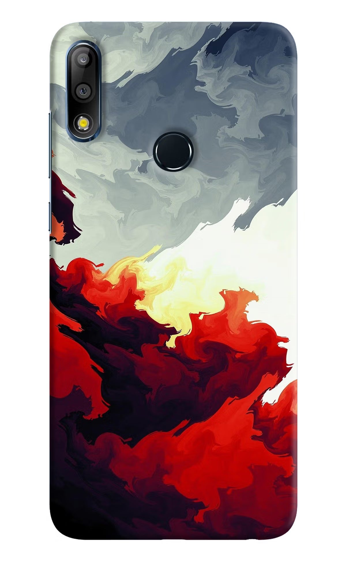 Fire Cloud Asus Zenfone Max Pro M2 Hard Case Back Cover by Casekaro