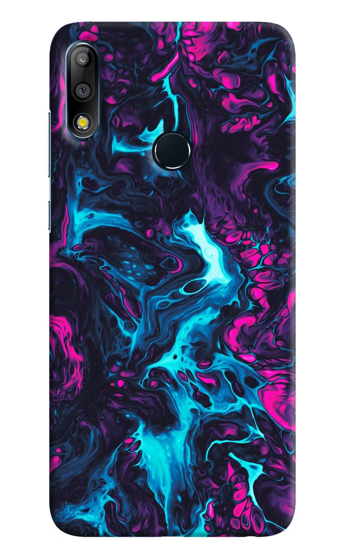 Neon Abyss Hard Case Back Cover for Asus Zenfone Max Pro M2 by Casekaro