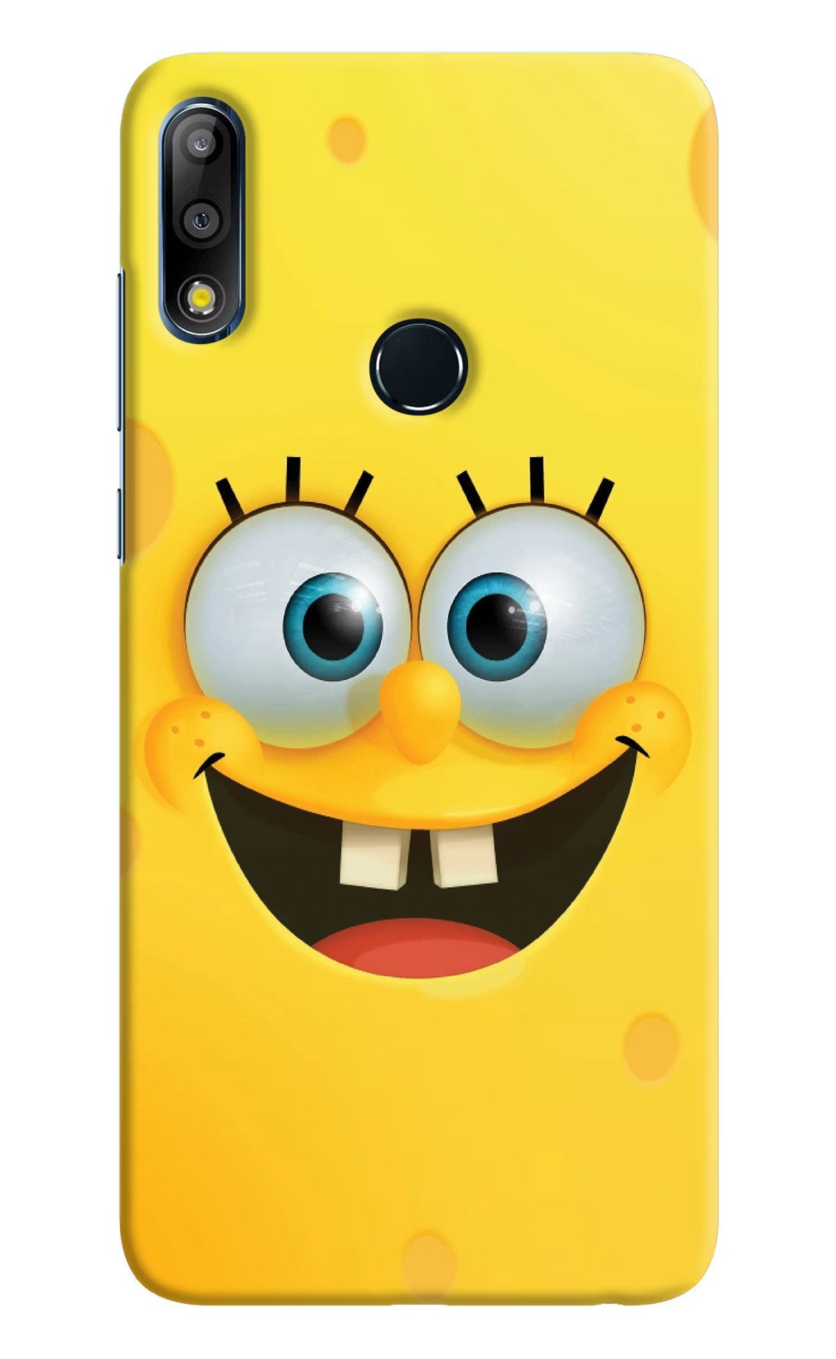 Sponge 1 Asus Zenfone Max Pro M2 Hard Case Back Cover by Casekaro