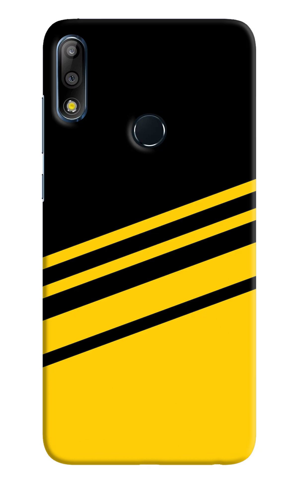 Yellow Shades Asus Zenfone Max Pro M2 Hard Case Back Cover by Casekaro