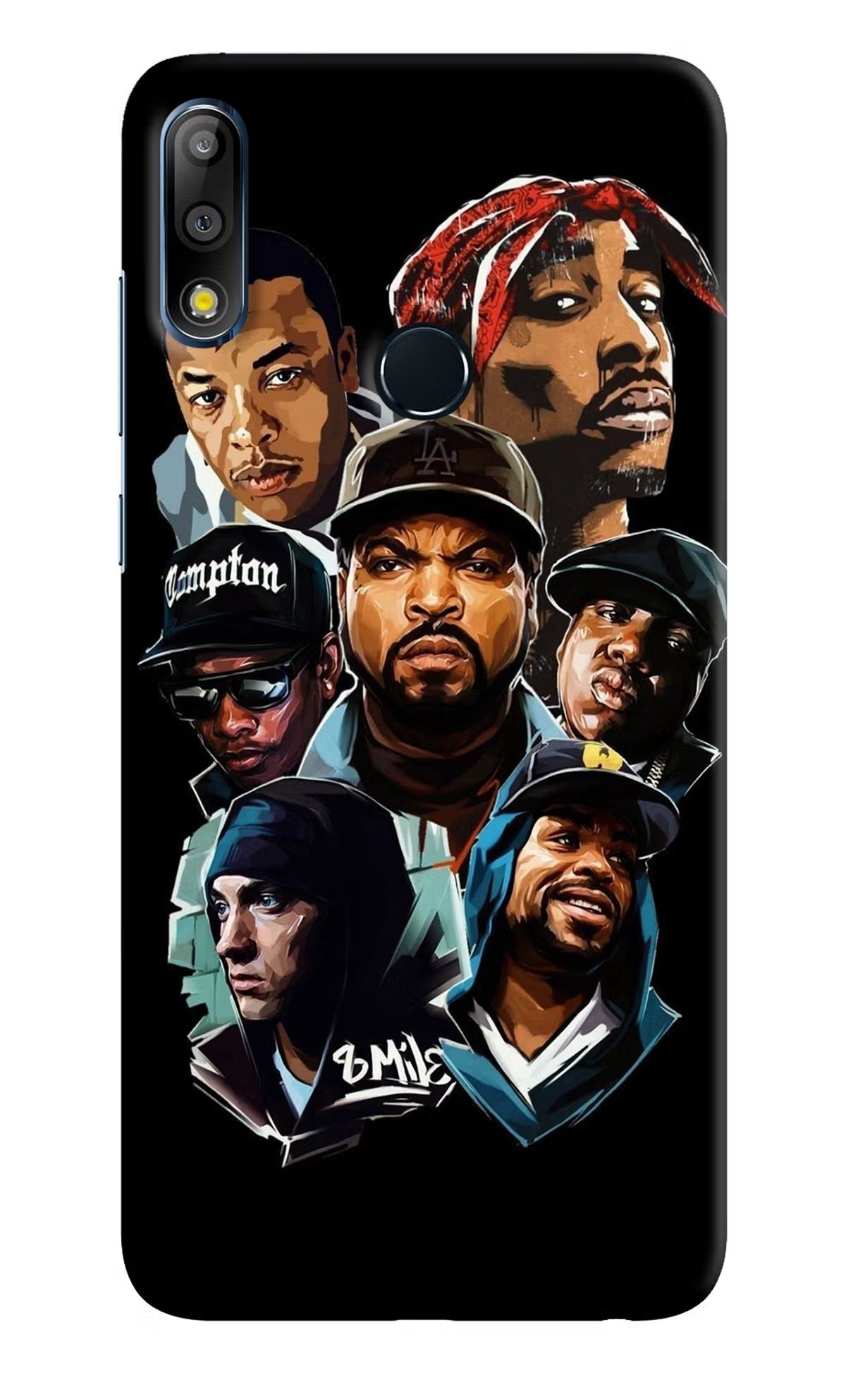 Rappers Asus Zenfone Max Pro M2 Hard Case Back Cover by Casekaro
