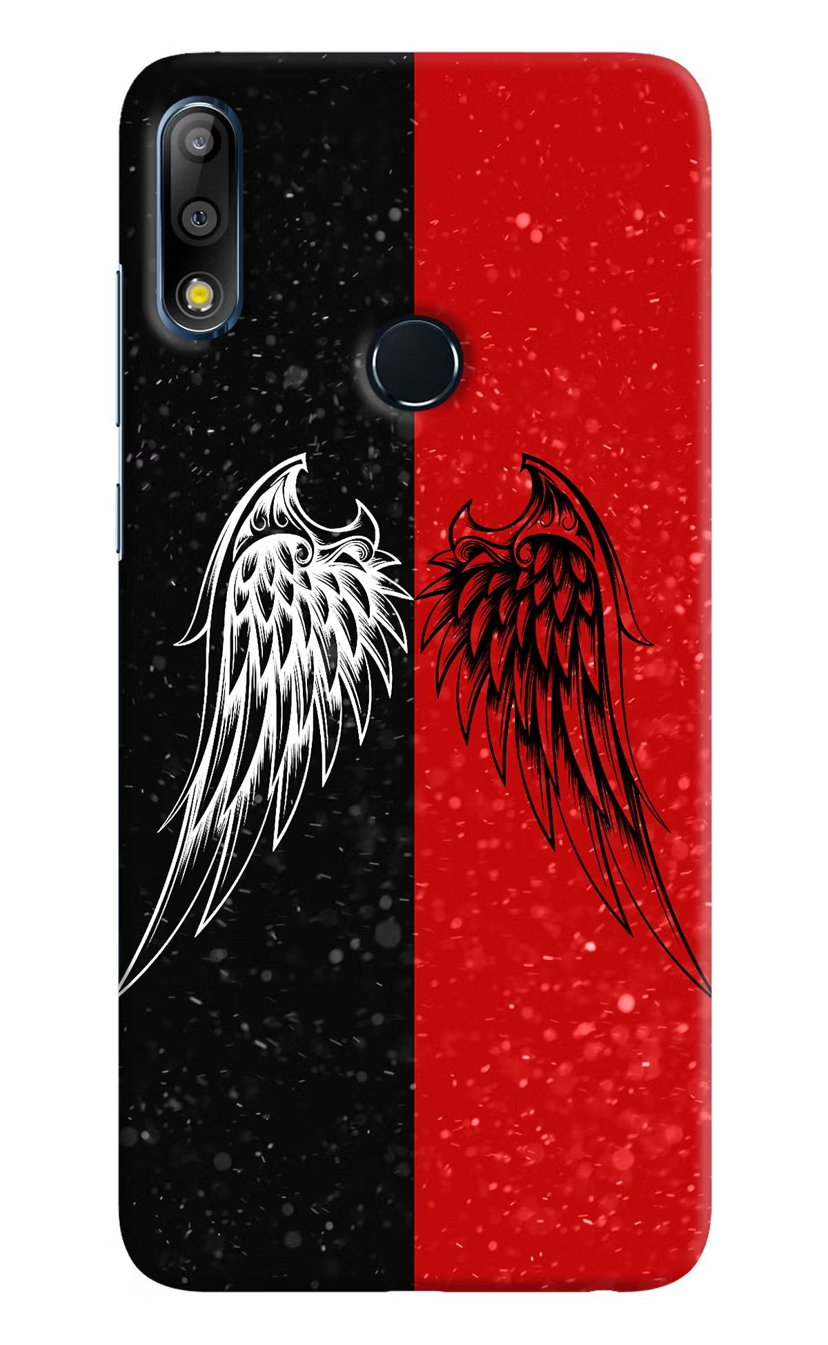 Wings Asus Zenfone Max Pro M2 Hard Case Back Cover by Casekaro