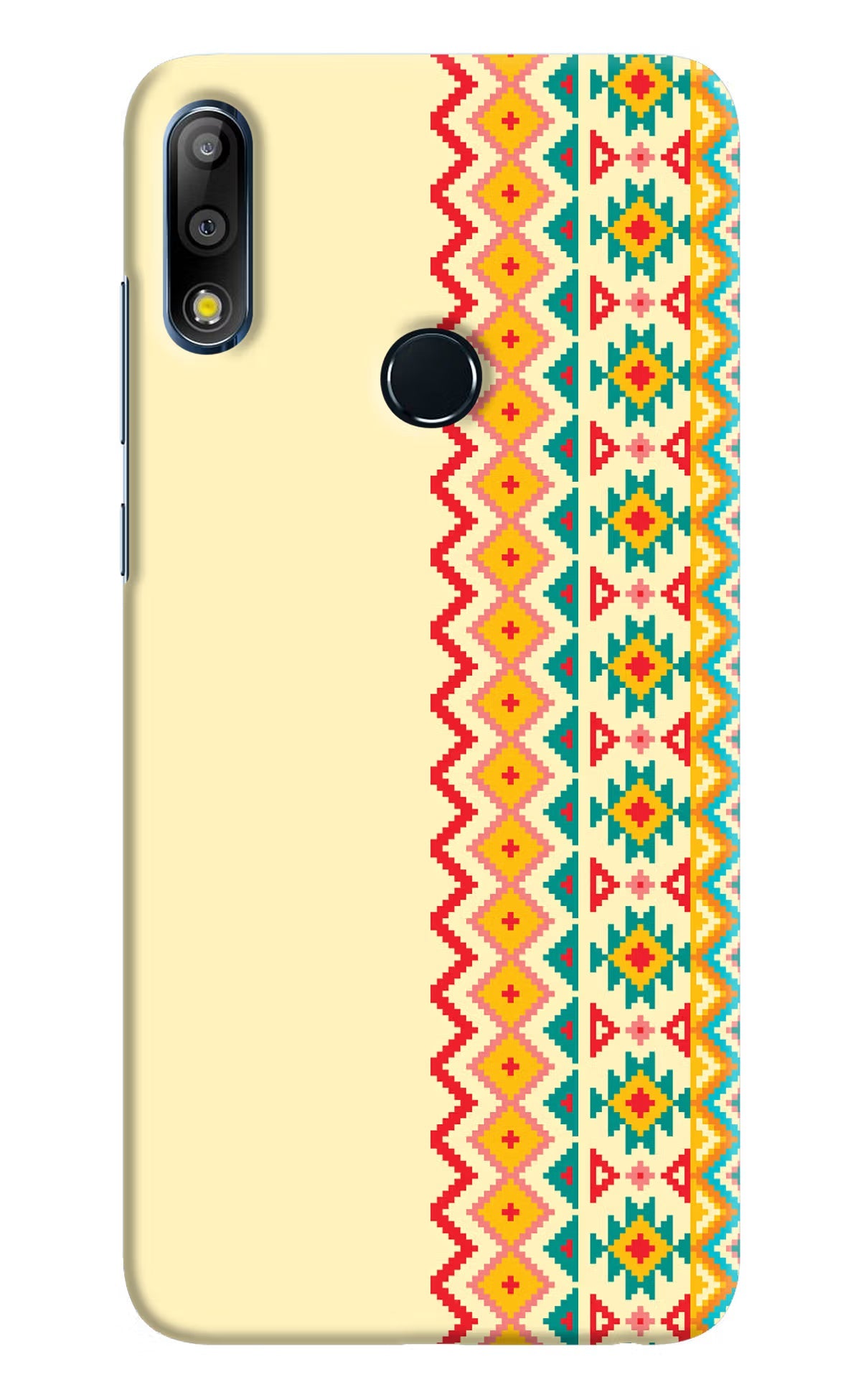 Ethnic Seamless Asus Zenfone Max Pro M2 Hard Case Back Cover by Casekaro