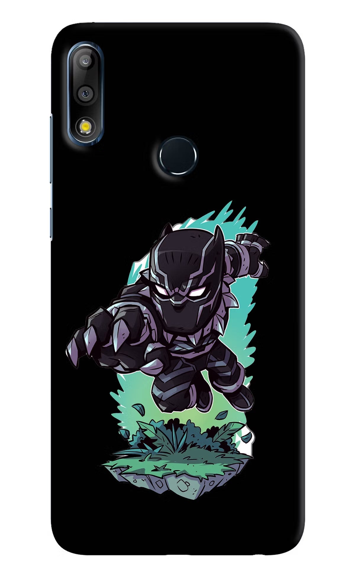 Black Panther Asus Zenfone Max Pro M2 Hard Case Back Cover by Casekaro