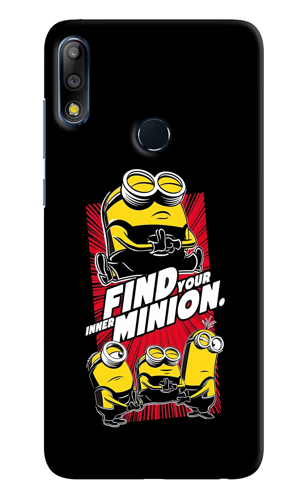 Find your inner Minion Asus Zenfone Max Pro M2 Hard Case Back Cover by Casekaro