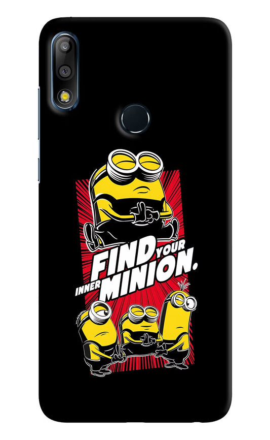 Find your inner Minion Asus Zenfone Max Pro M2 Hard Case Back Cover by Casekaro