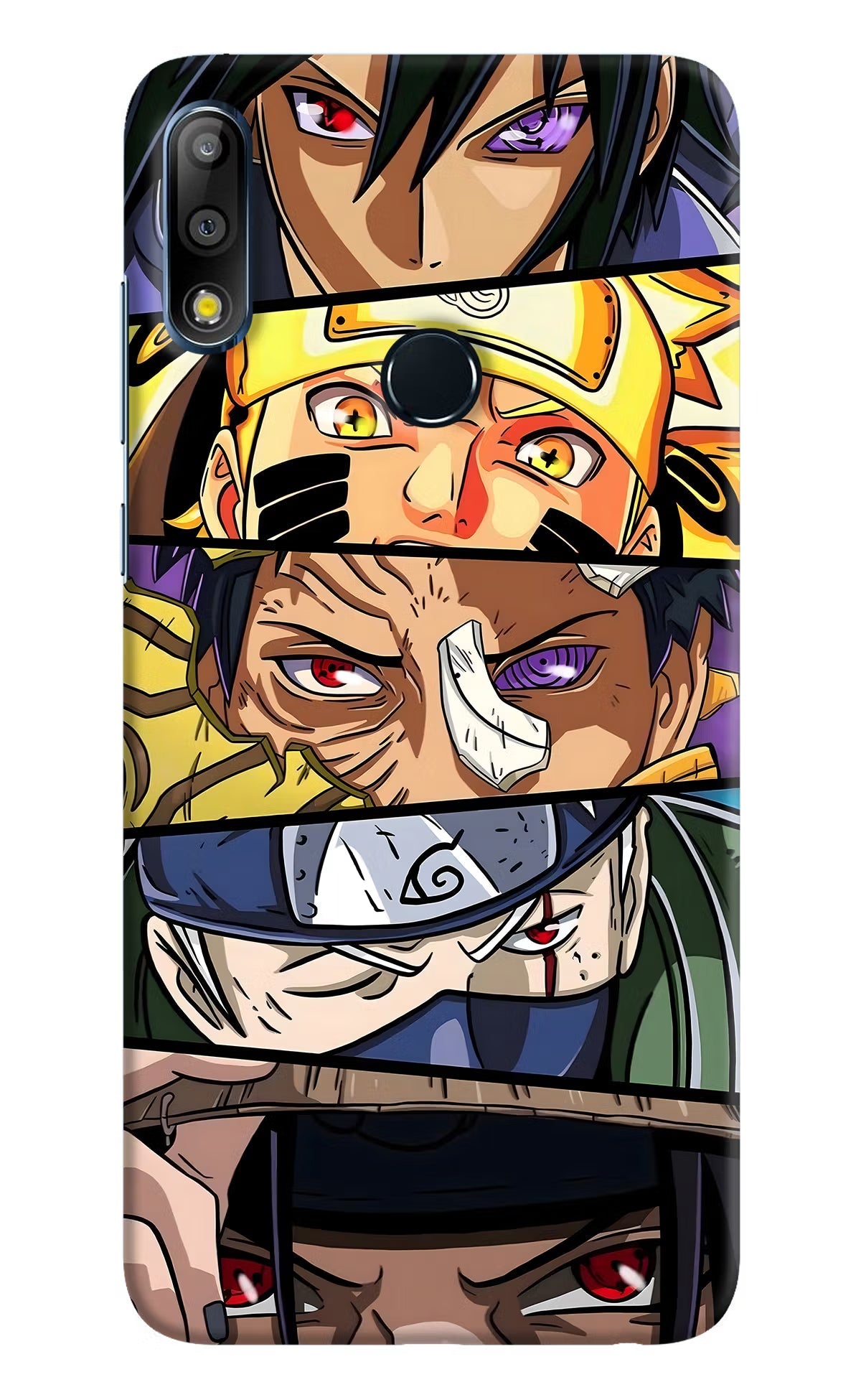 Naruto Character Asus Zenfone Max Pro M2 Hard Case Back Cover by Casekaro