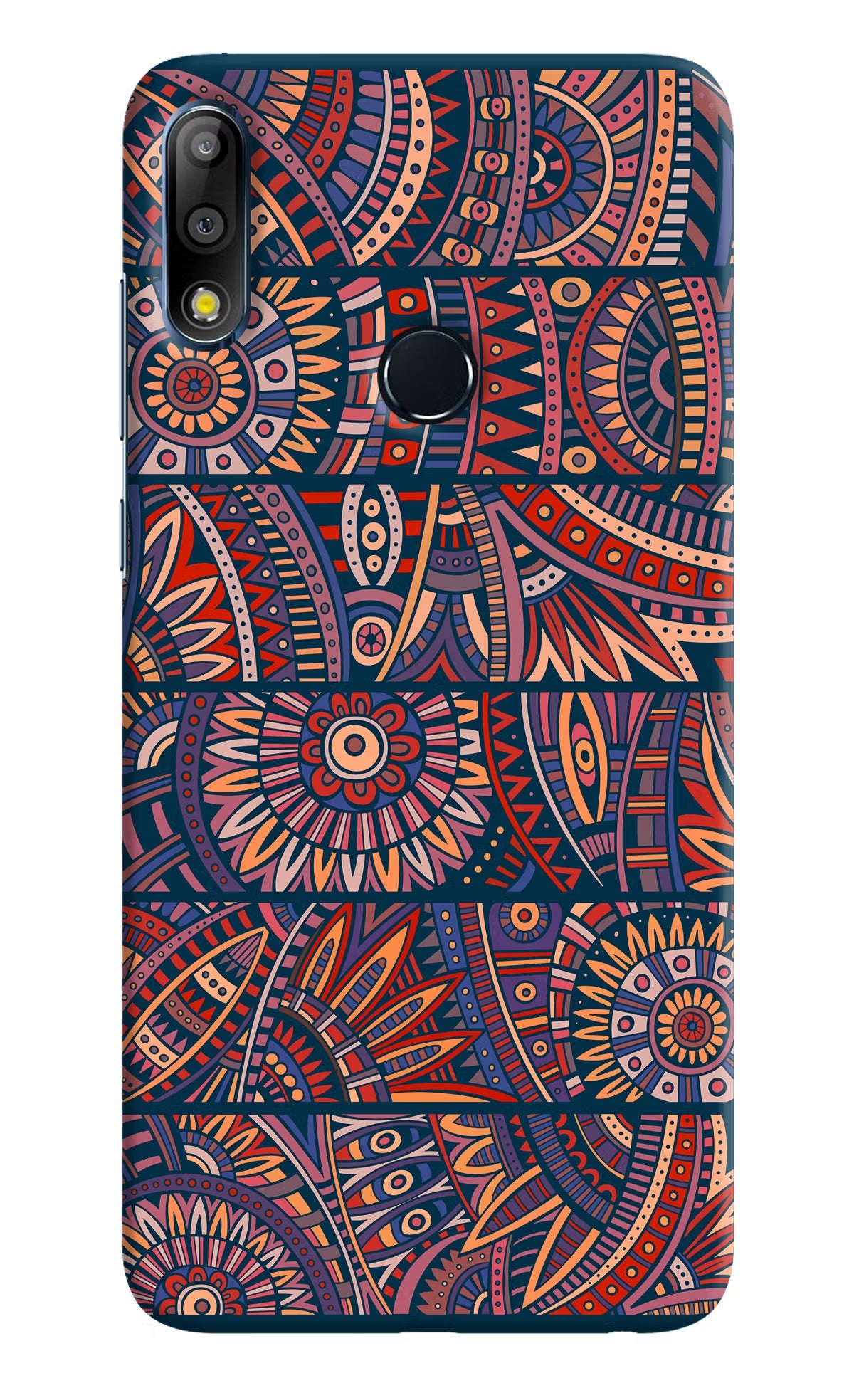 African Culture Design Asus Zenfone Max Pro M2 Hard Case Back Cover by Casekaro