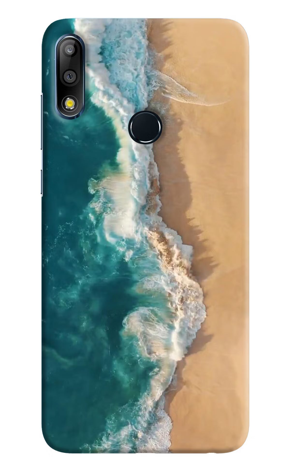 Ocean Beach Asus Zenfone Max Pro M2 Hard Case Back Cover by Casekaro
