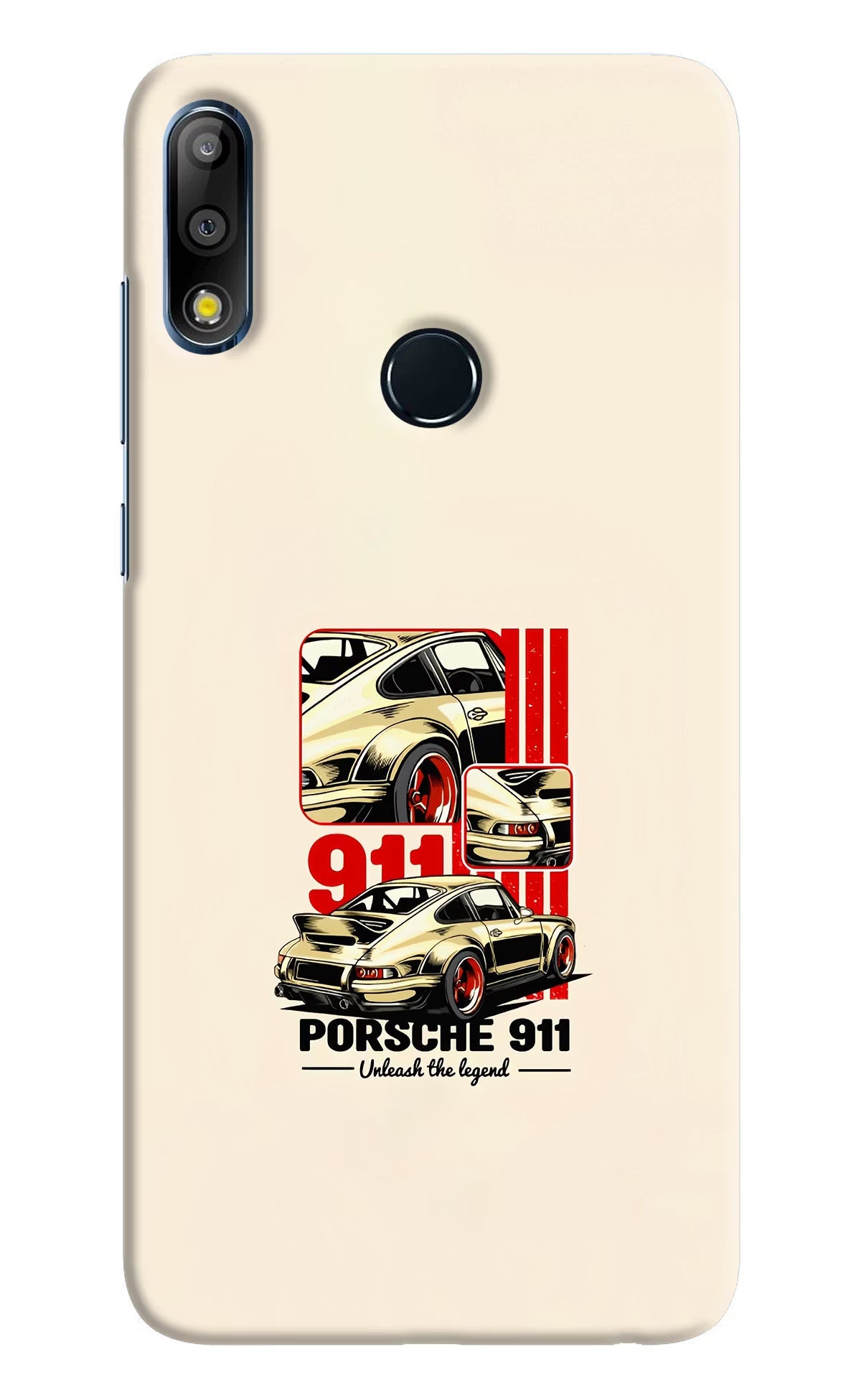 Classic Porsche 911 Asus Zenfone Max Pro M2 Hard Case Back Cover by Casekaro