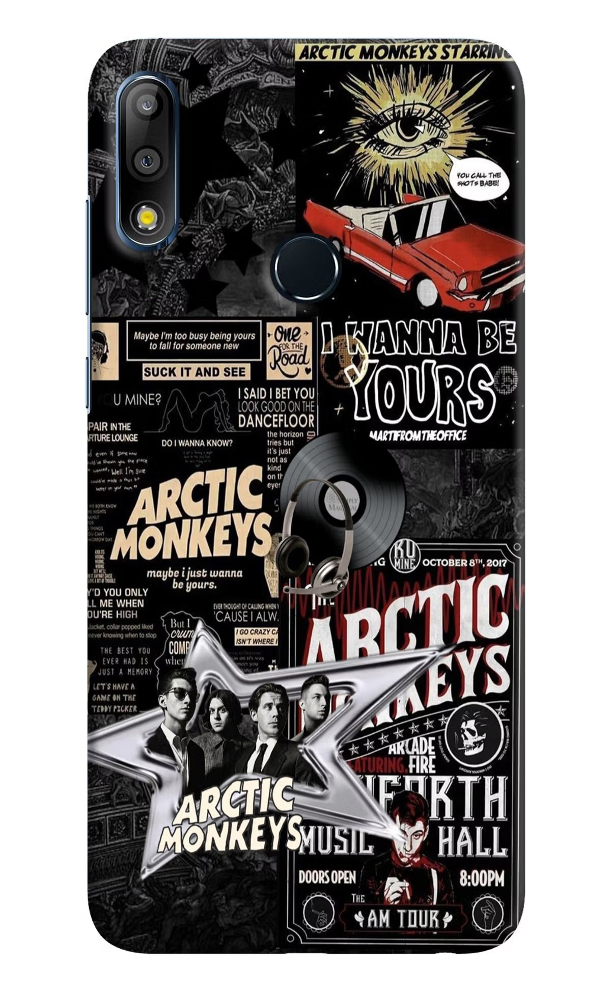 Arctic Monkeys Asus Zenfone Max Pro M2 Hard Case Back Cover by Casekaro