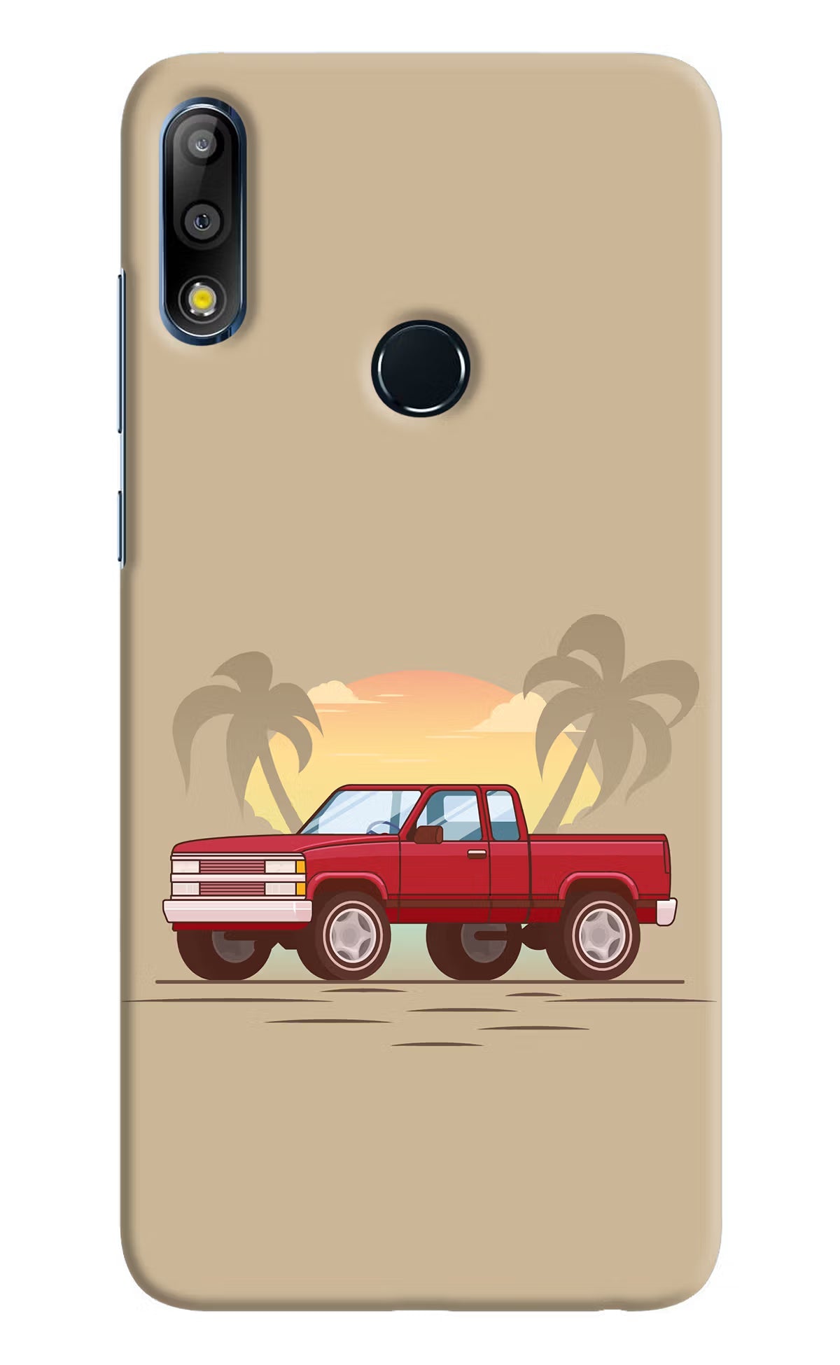 Desert Classic Drive Asus Zenfone Max Pro M2 Hard Case Back Cover by Casekaro