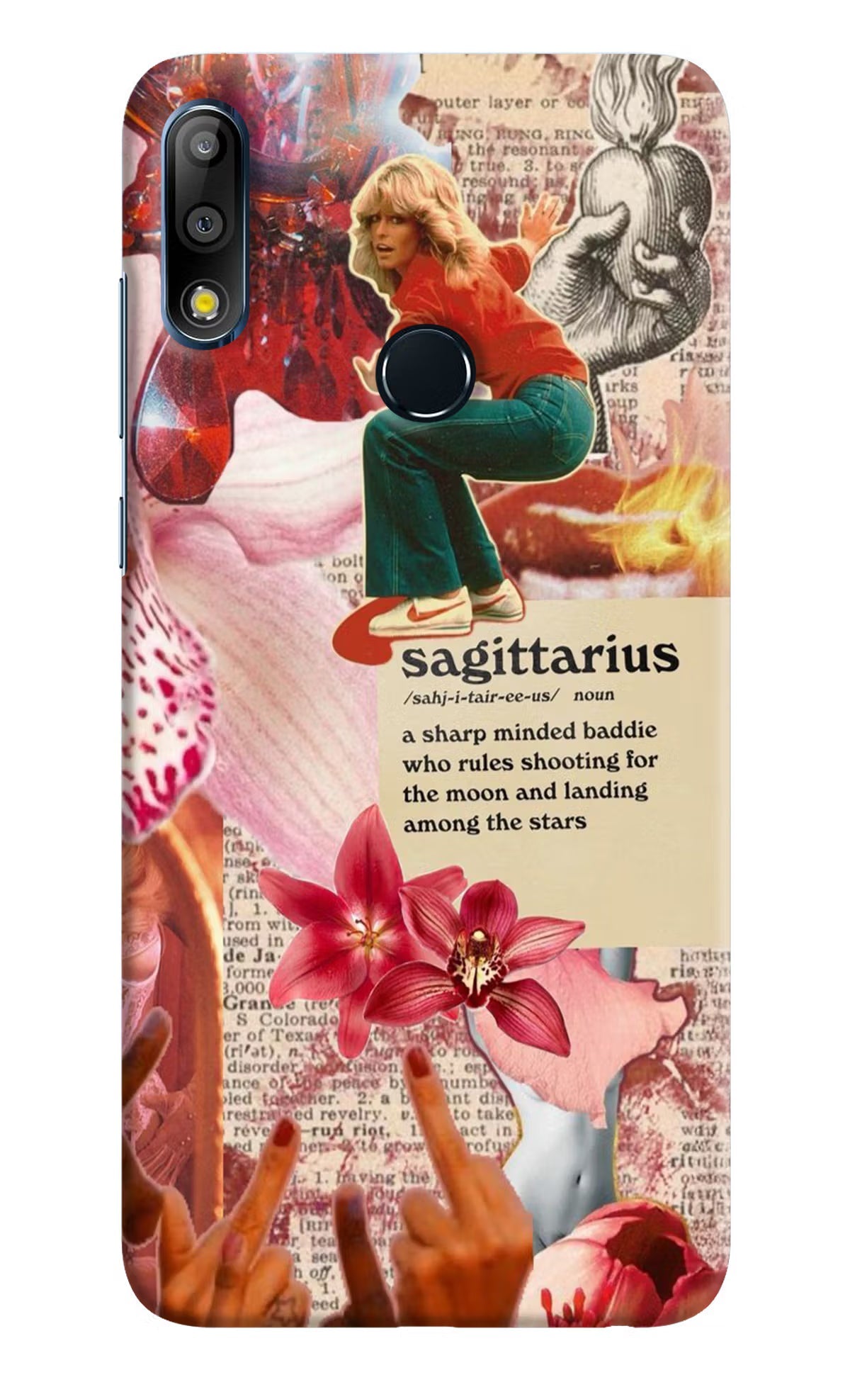 Sagittarius Zodiac Asus Zenfone Max Pro M2 Hard Case Back Cover by Casekaro