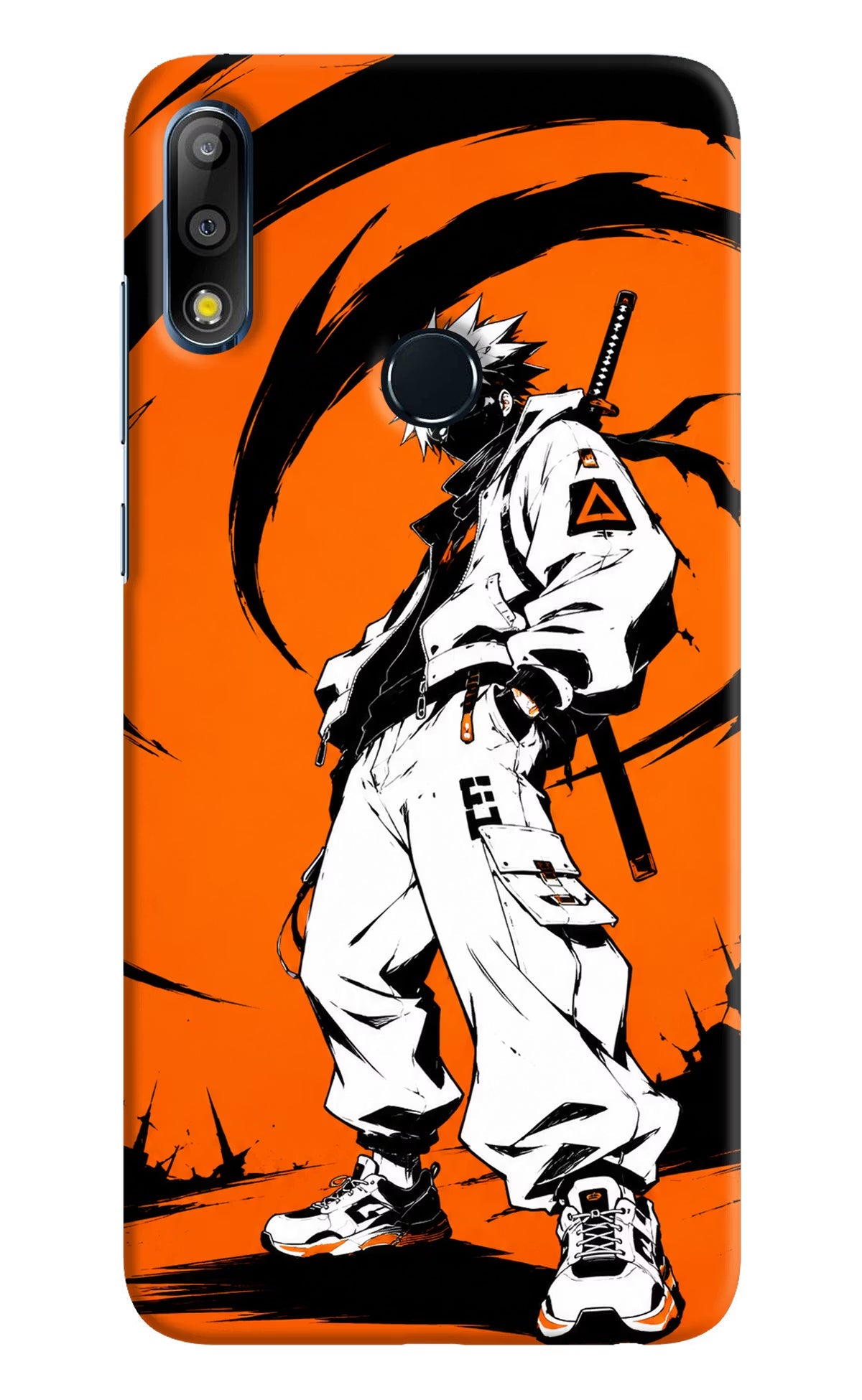 Street Samurai  Asus Zenfone Max Pro M2 Hard Case Back Cover by Casekaro