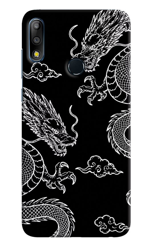 Twin Dragons Asus Zenfone Max Pro M2 Hard Case Back Cover by Casekaro