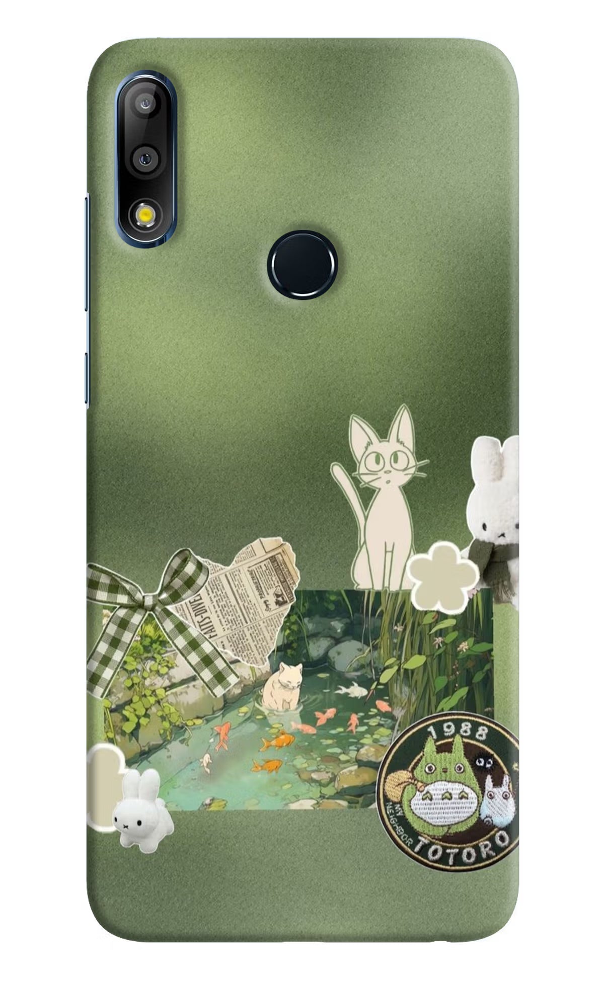 Aesthetic anime Asus Zenfone Max Pro M2 Hard Case Back Cover by Casekaro