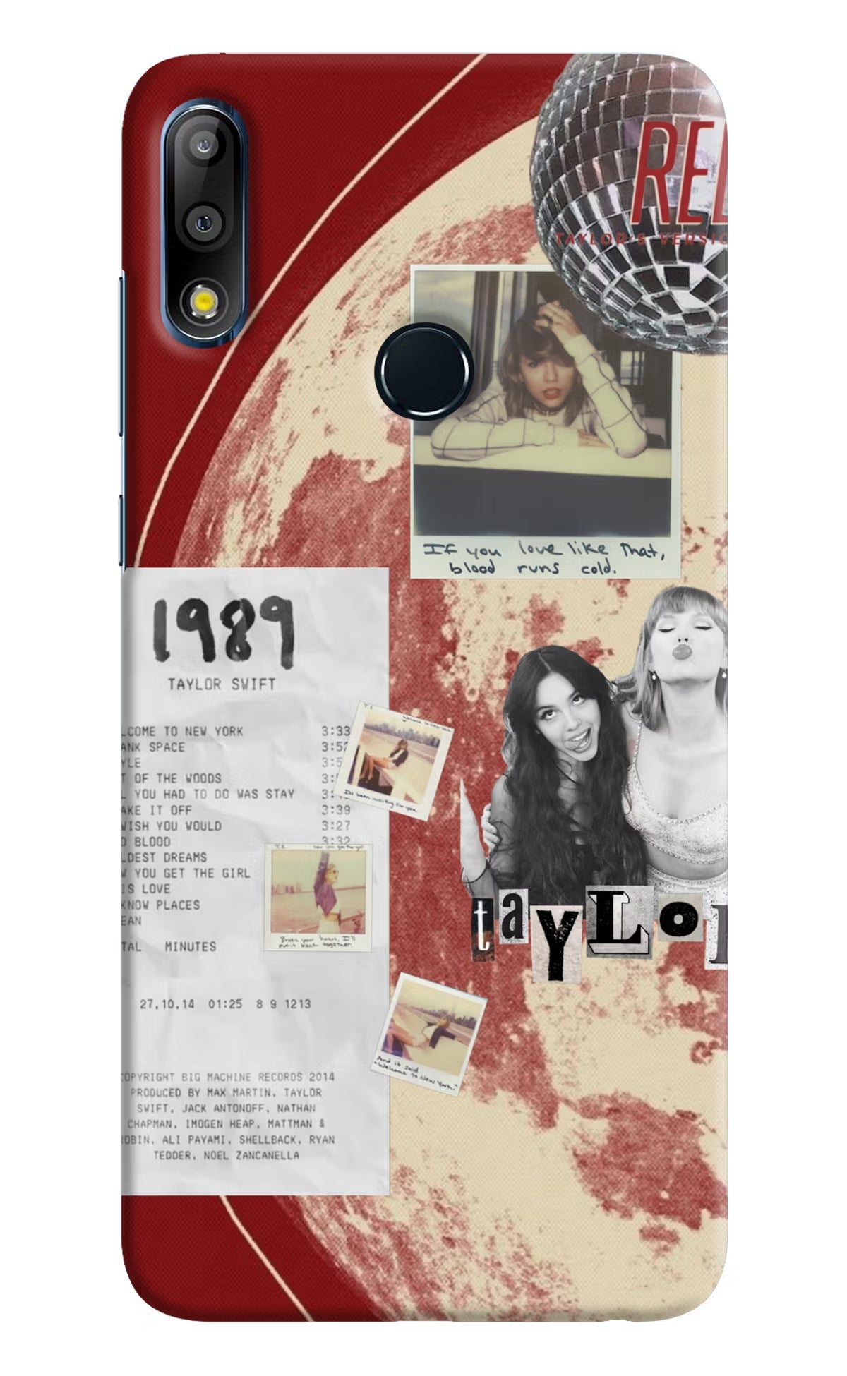 Taylor Swift Asus Zenfone Max Pro M2 Hard Case Back Cover by Casekaro