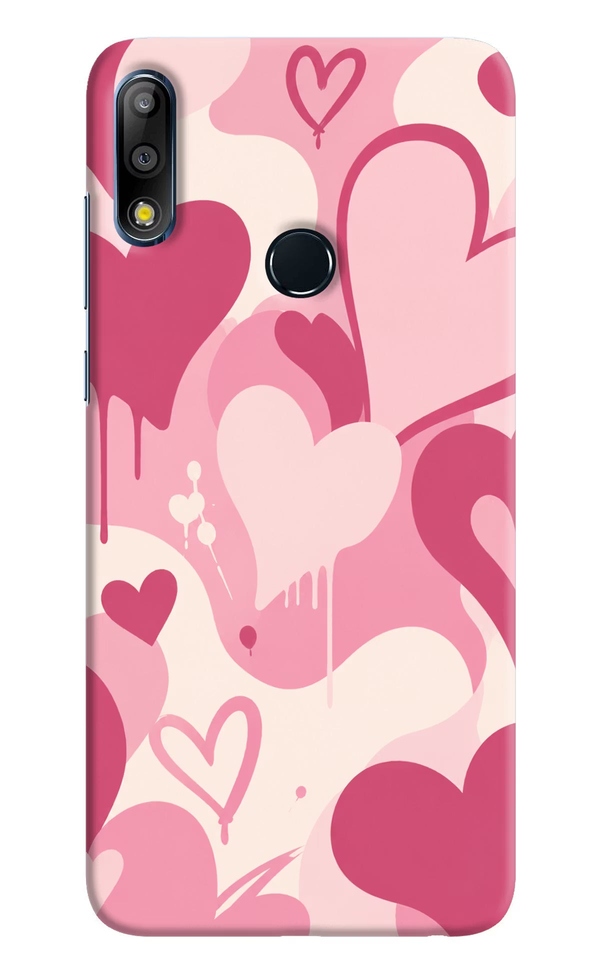 Hearty case Asus Zenfone Max Pro M2 Hard Case Back Cover by Casekaro