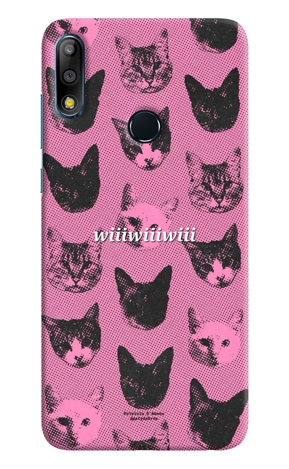 Pink Cats Asus Zenfone Max Pro M2 Hard Case Back Cover by Casekaro