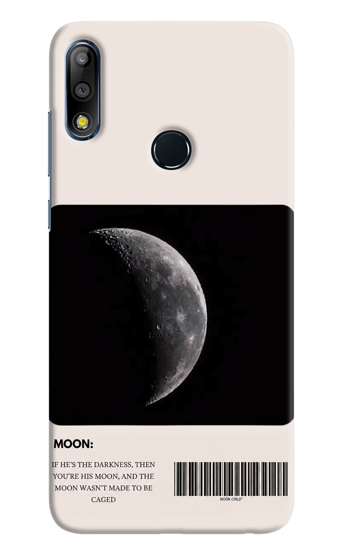 Moon Phase Asus Zenfone Max Pro M2 Hard Case Back Cover by Casekaro