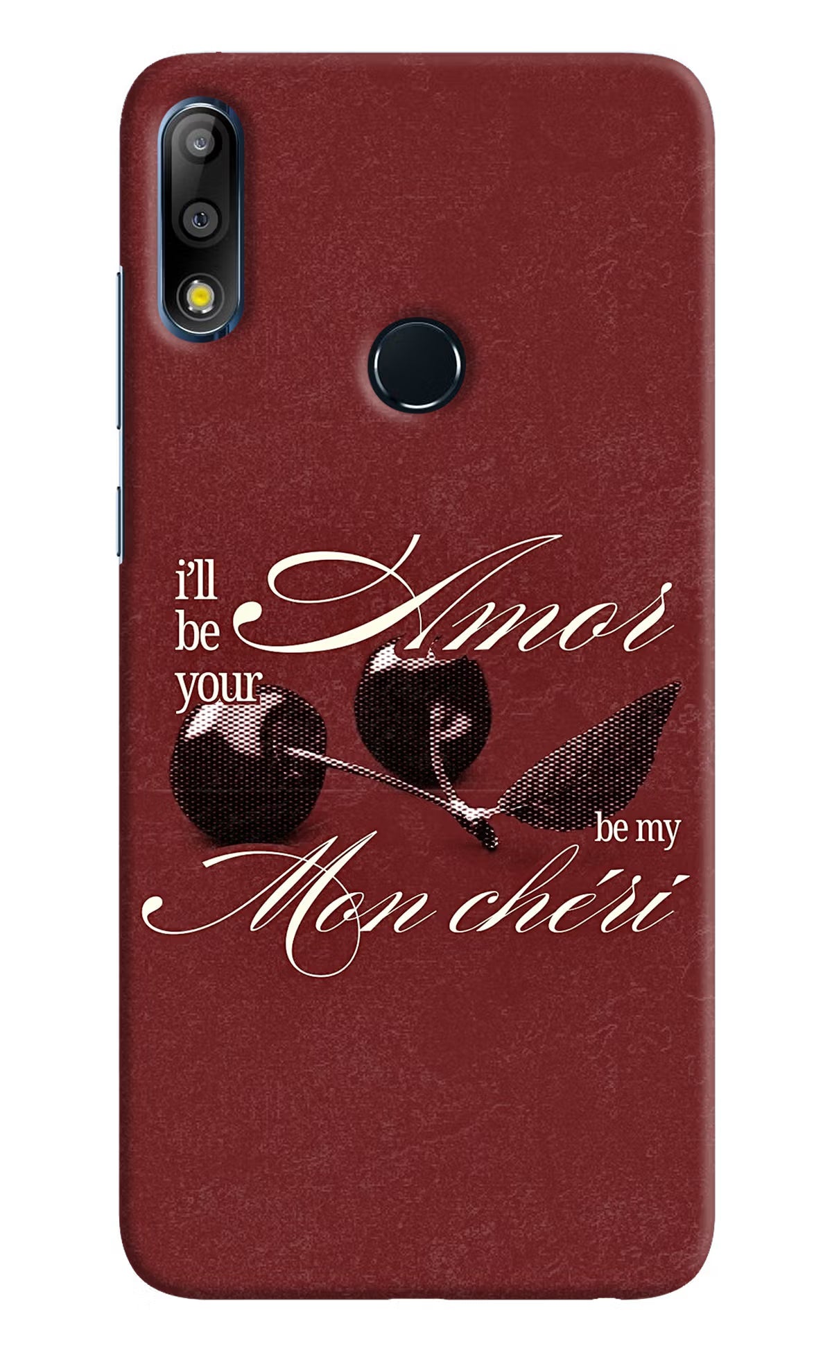 Velvet Cherry Asus Zenfone Max Pro M2 Hard Case Back Cover by Casekaro