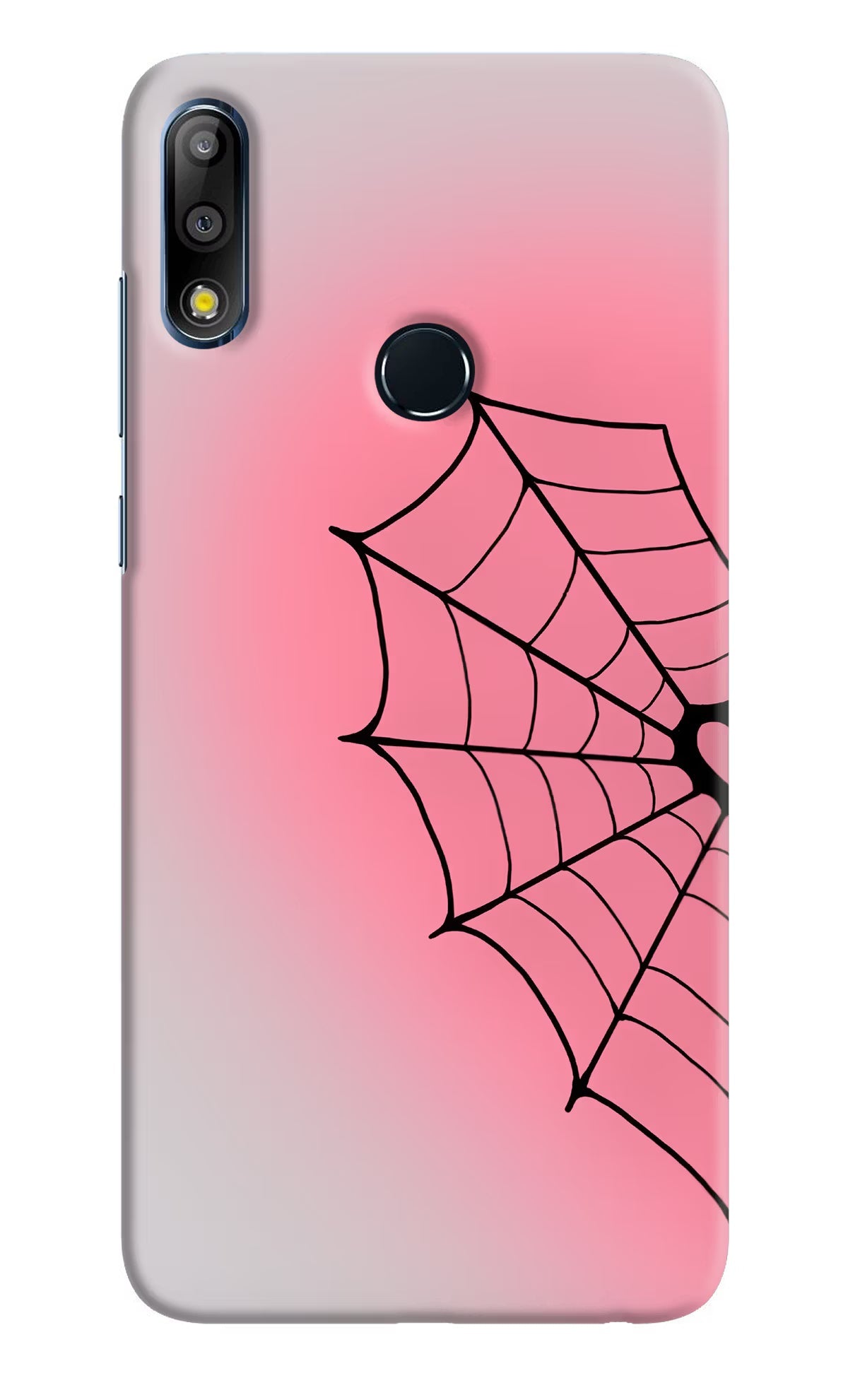 Pink Web Asus Zenfone Max Pro M2 Hard Case Back Cover by Casekaro