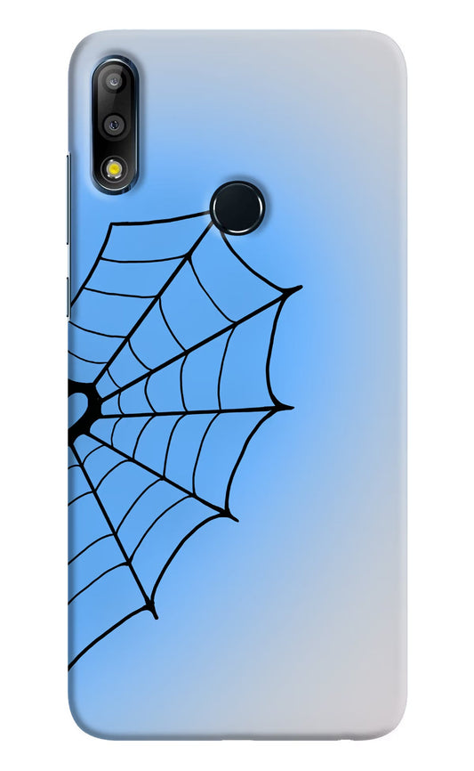 Blue Web Asus Zenfone Max Pro M2 Hard Case Back Cover by Casekaro