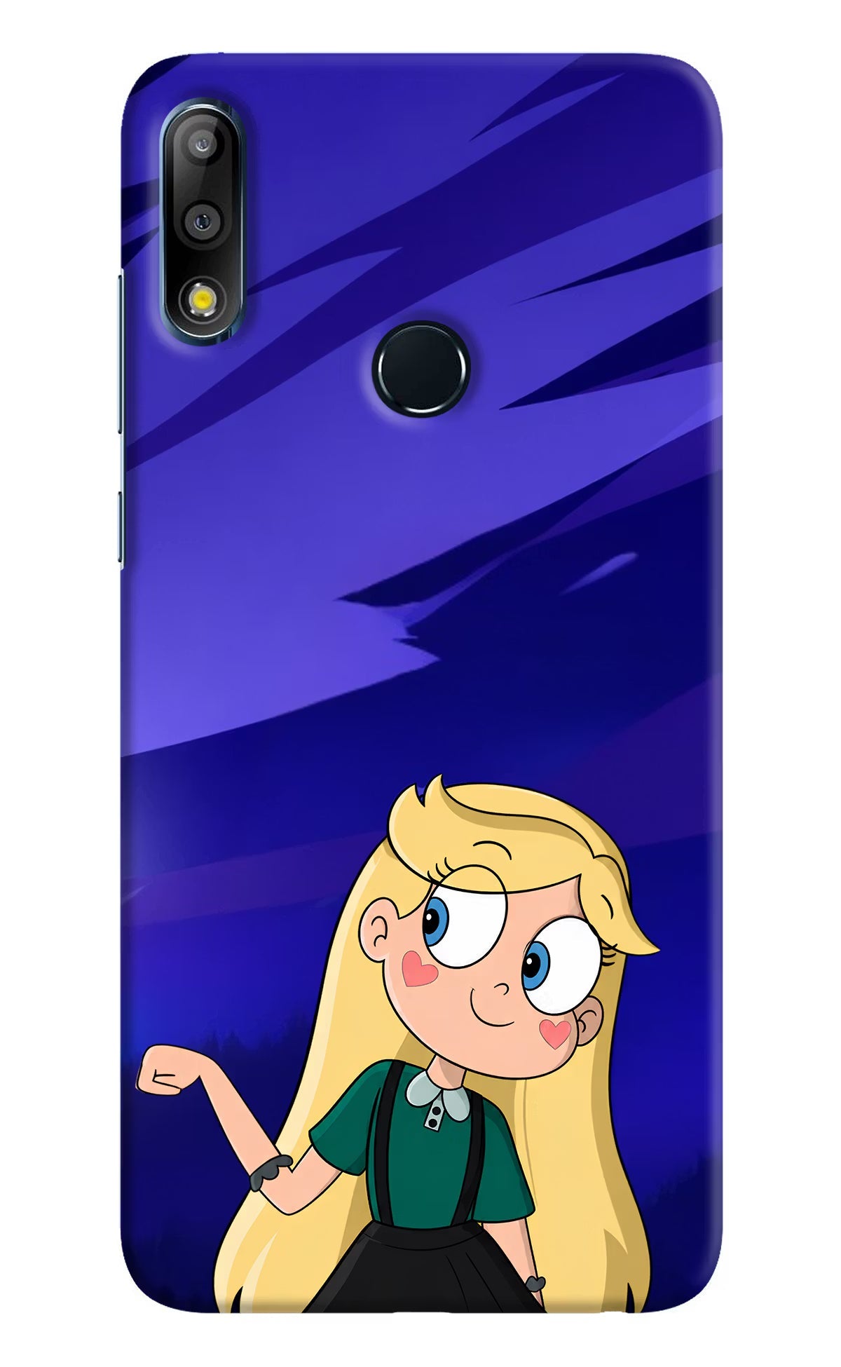 Star Glow Asus Zenfone Max Pro M2 Hard Case Back Cover by Casekaro