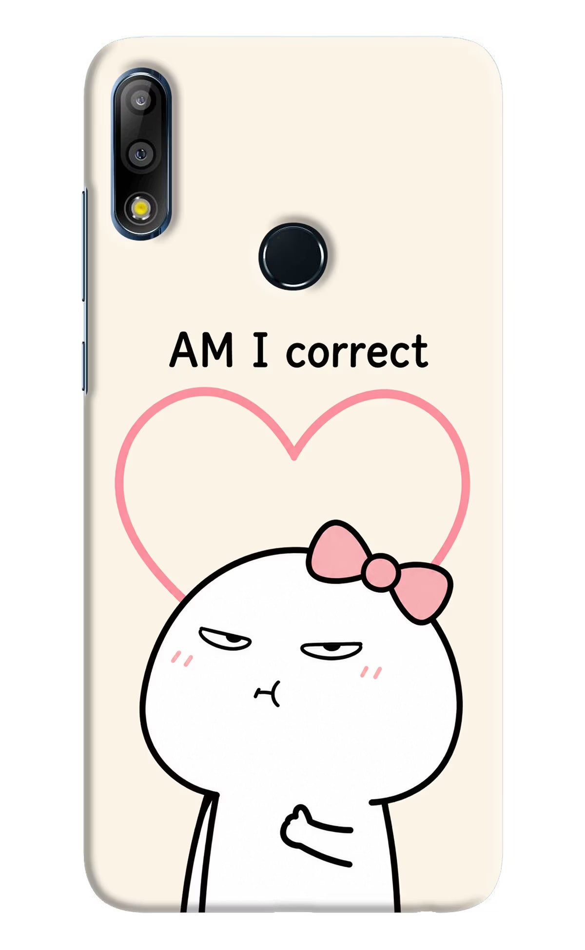 Always Right Asus Zenfone Max Pro M2 Hard Case Back Cover by Casekaro