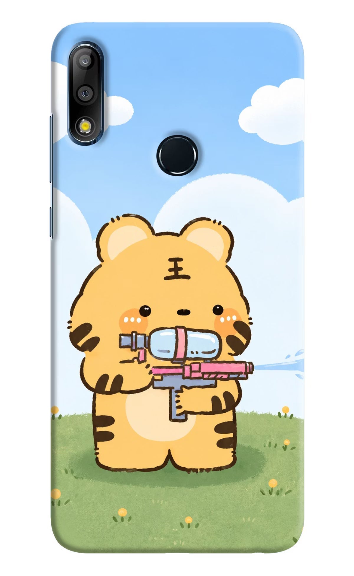 Tiger Treat Asus Zenfone Max Pro M2 Hard Case Back Cover by Casekaro