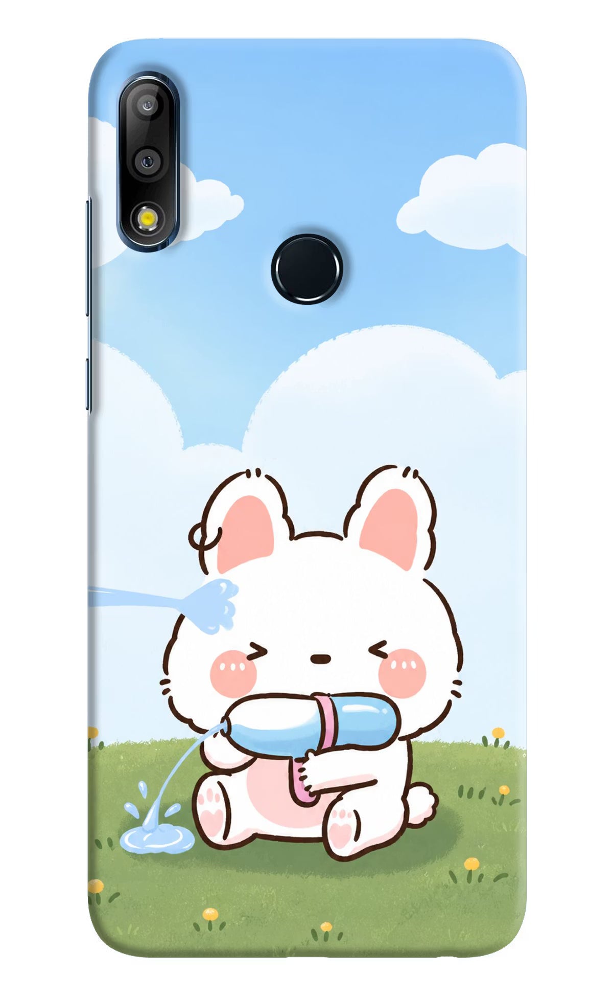 Bunny Treat Asus Zenfone Max Pro M2 Hard Case Back Cover by Casekaro
