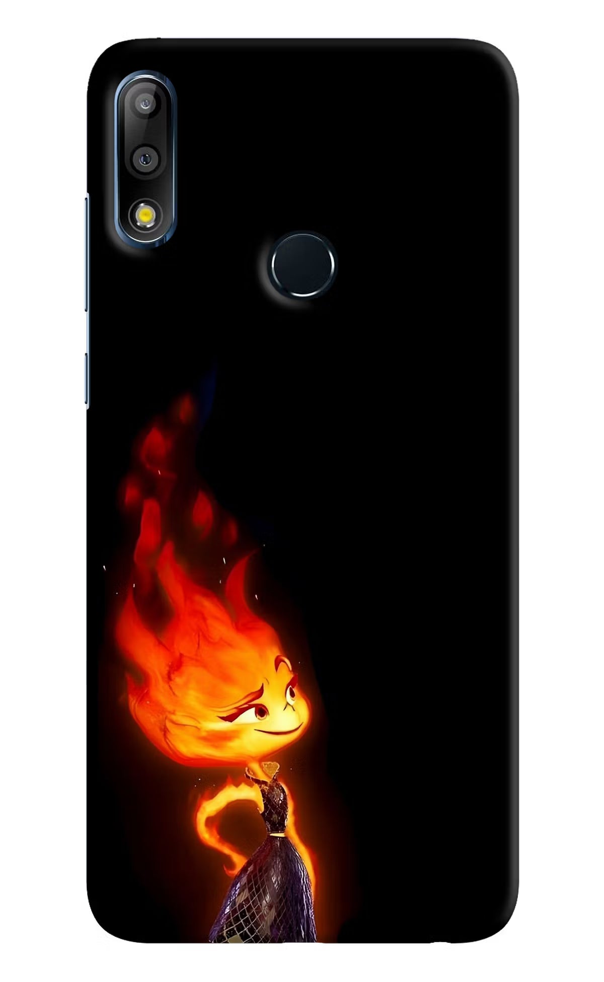 Ember Flame Asus Zenfone Max Pro M2 Hard Case Back Cover by Casekaro