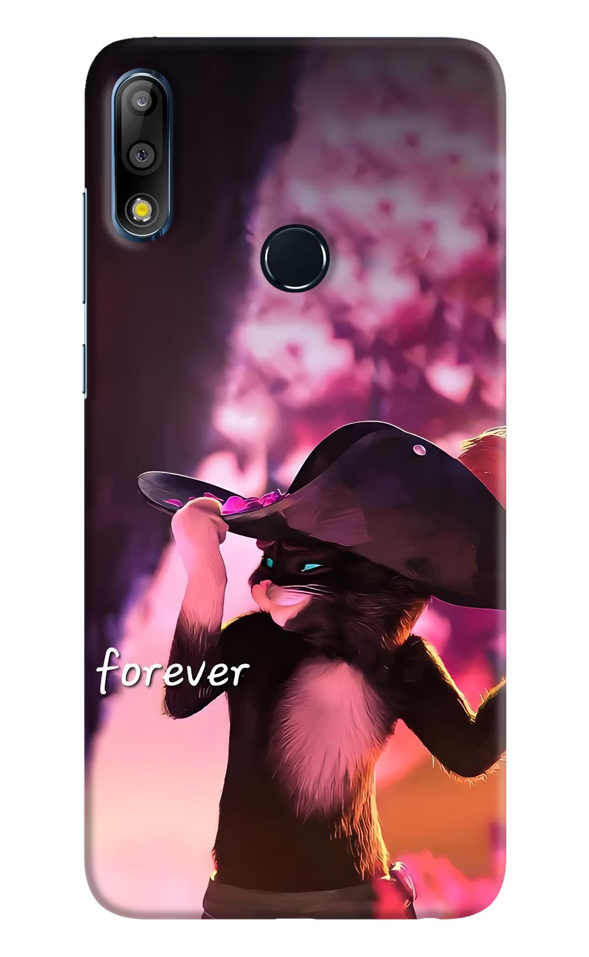 Forever Cat Asus Zenfone Max Pro M2 Hard Case Back Cover by Casekaro