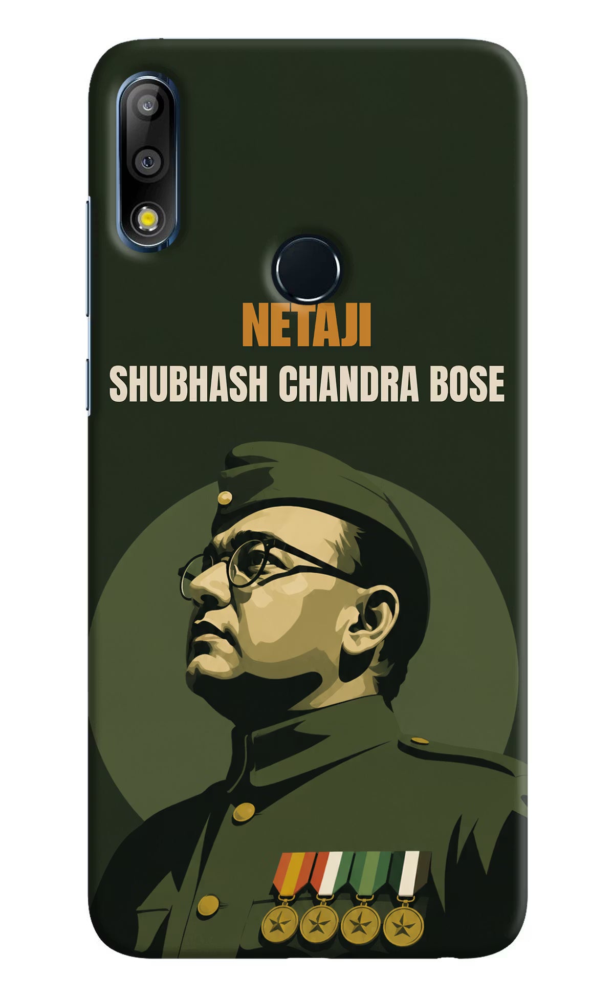 Netaji Legacy Asus Zenfone Max Pro M2 Hard Case Back Cover by Casekaro