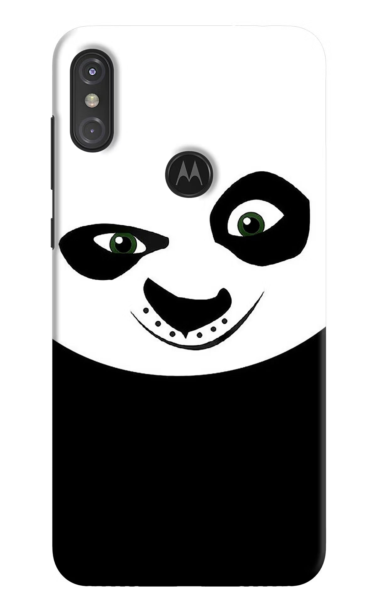 Panda Moto One Power Hard Case Back Cover by Casekaro