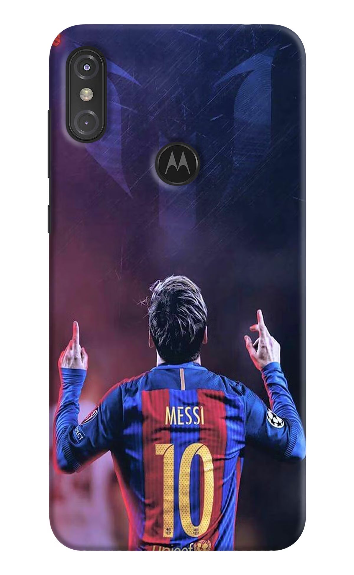 Messi Moto One Power Hard Case Back Cover by Casekaro