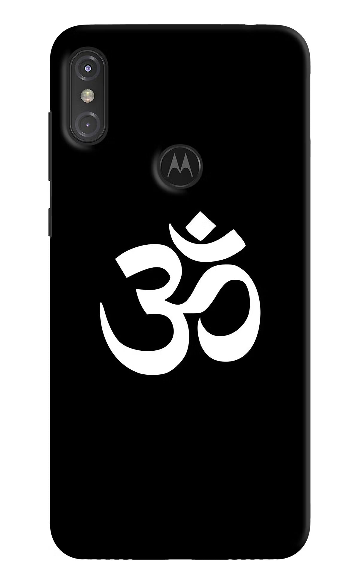 Om Moto One Power Hard Case Back Cover by Casekaro