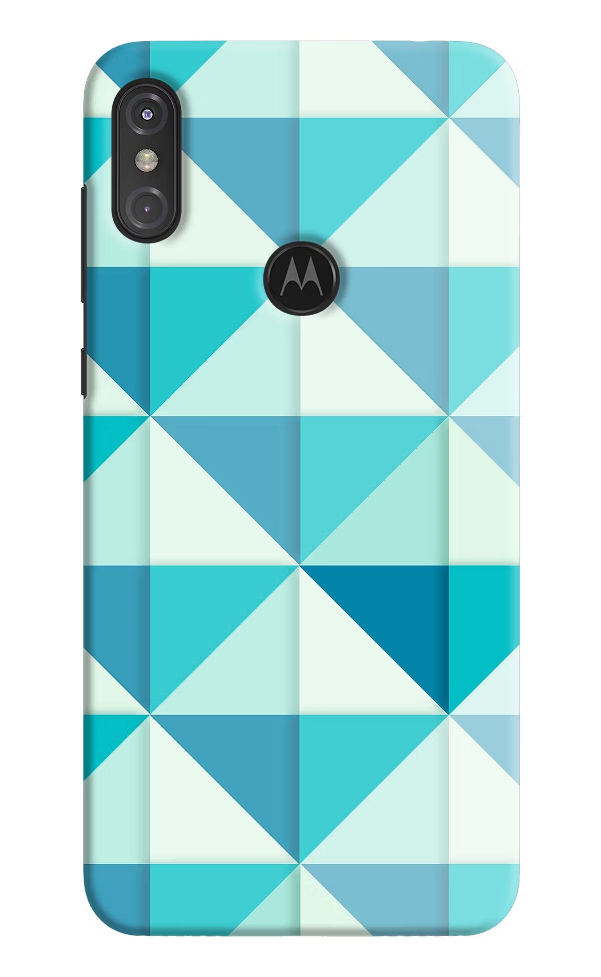 Abstract Moto One Power Hard Case Back Cover by Casekaro