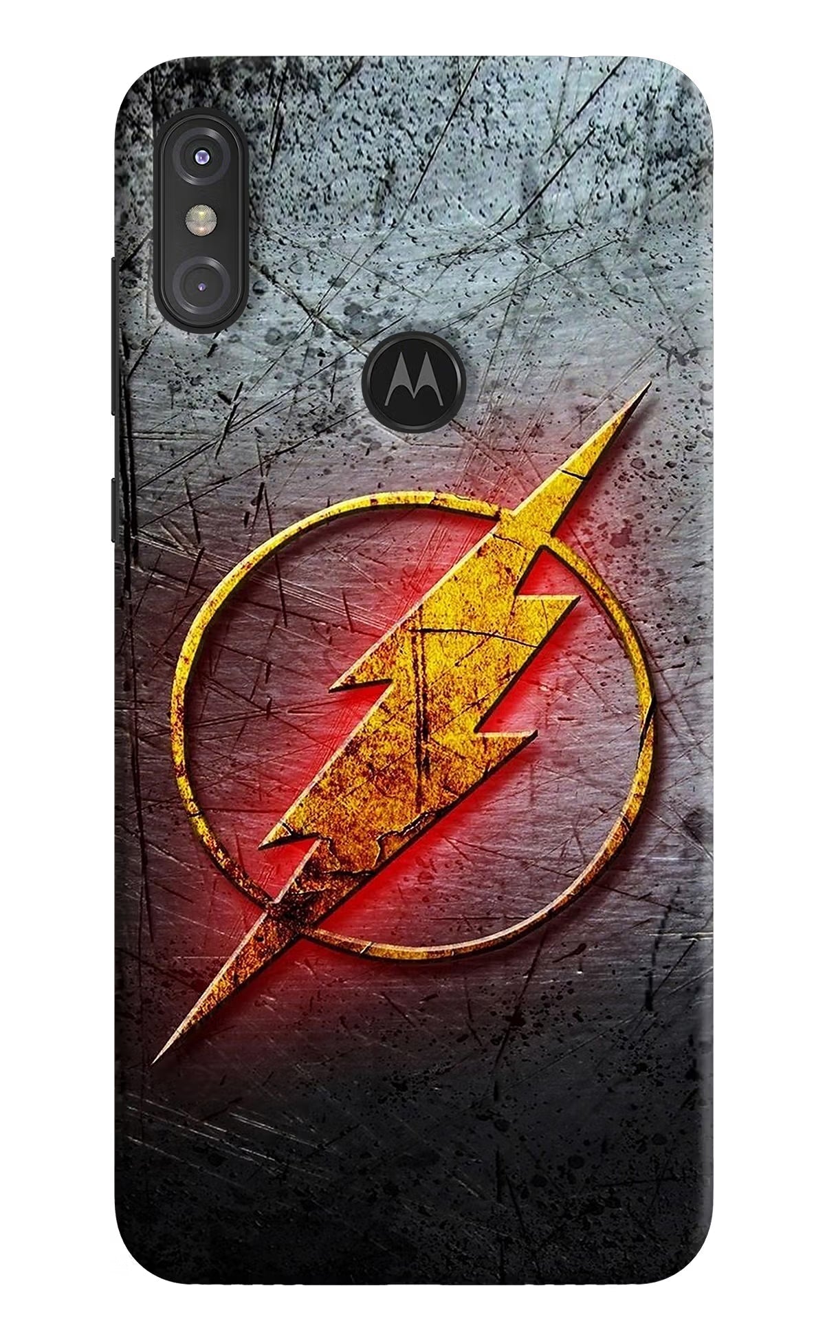 Flash Moto One Power Hard Case Back Cover by Casekaro