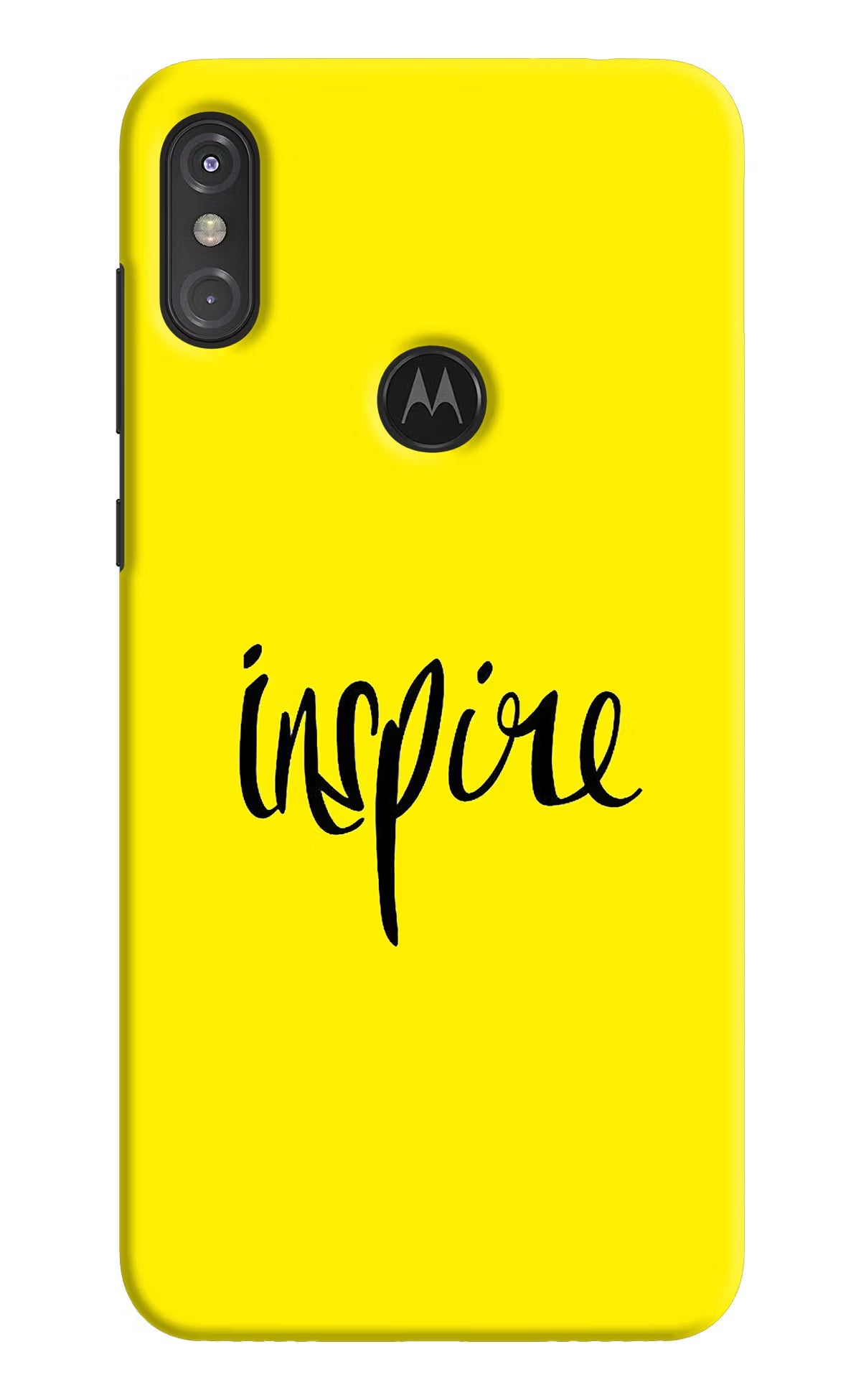 Inspire Moto One Power Hard Case Back Cover by Casekaro