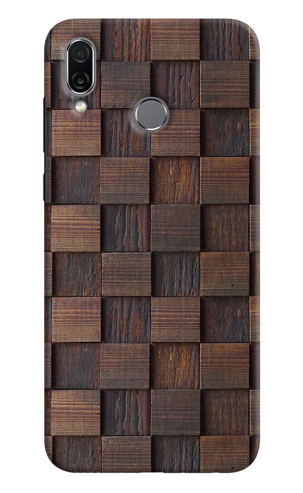 Wooden Cube Design Honor Play Hard Case Back Cover by Casekaro